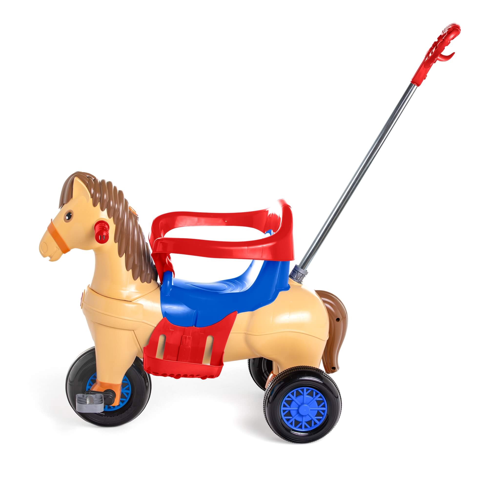 Triciclo Infantil Poto +24 Meses Empurrador e Pedal com Som CALESITA - 1011