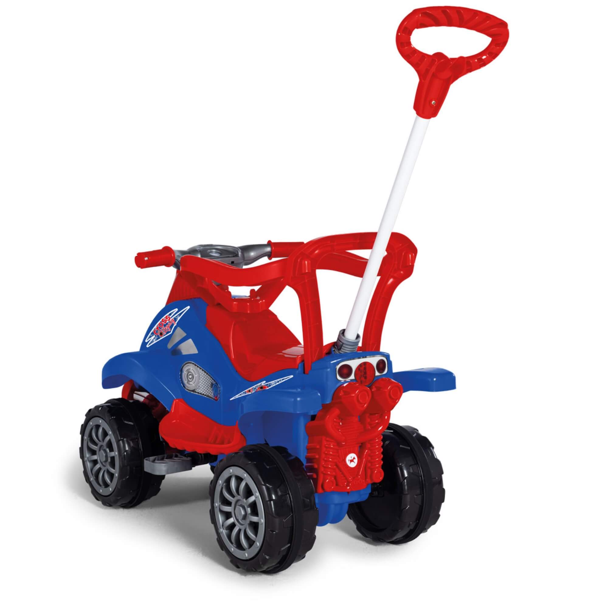 Quadriciclo Infantil Cross Legacy com Pedal e Empurrador Calesita - 1016
