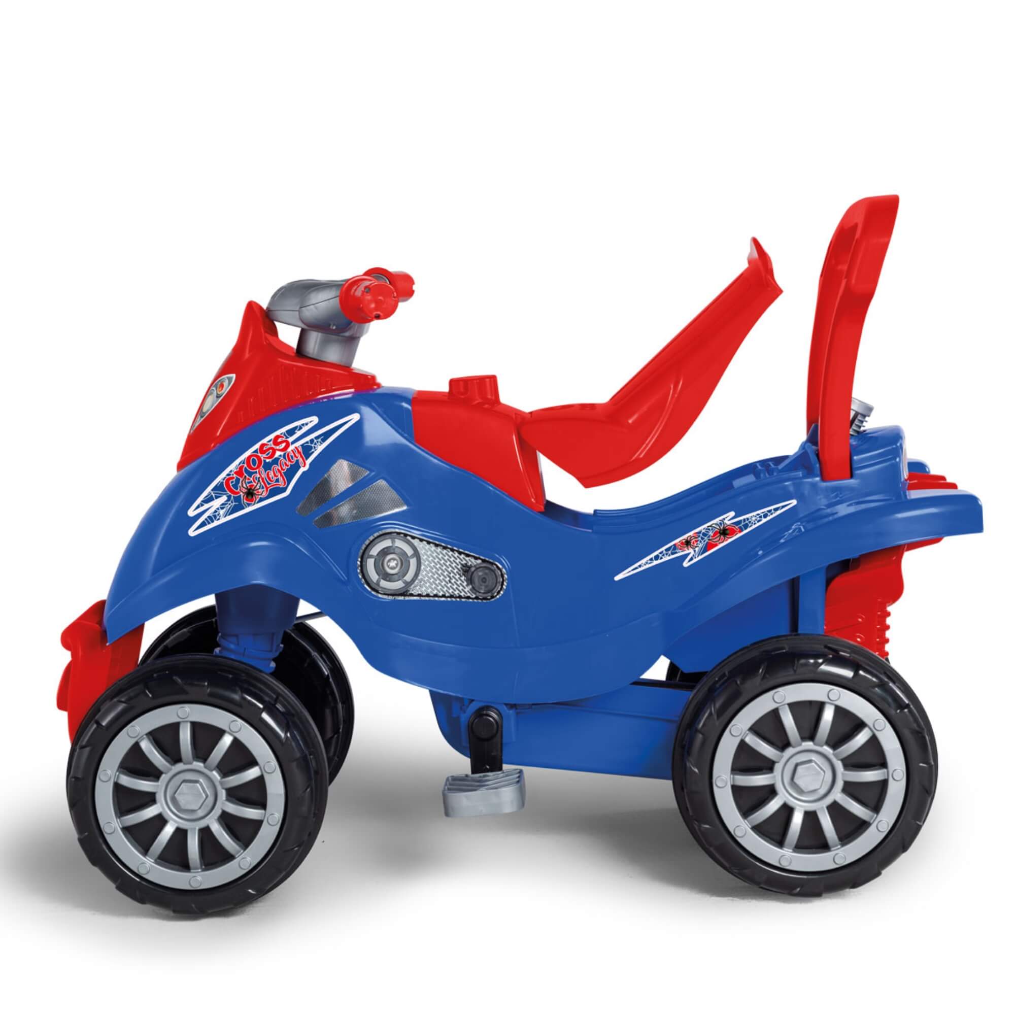Quadriciclo Infantil Cross Legacy com Pedal e Empurrador Calesita - 1016
