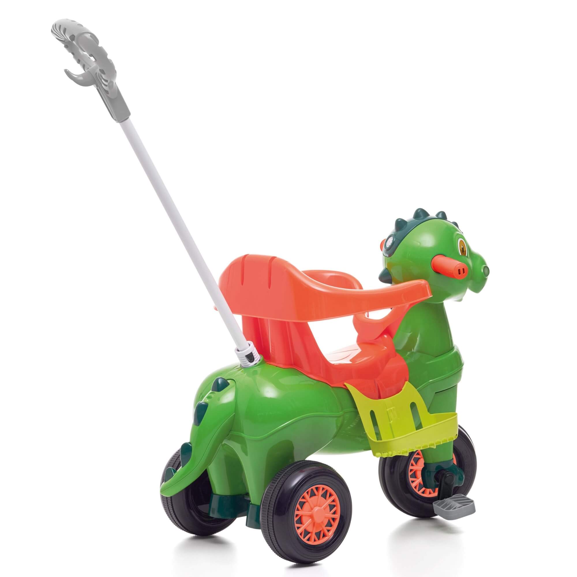 Triciclo Infantil Didino com Pedal e Empurrador Calesita - 1021
