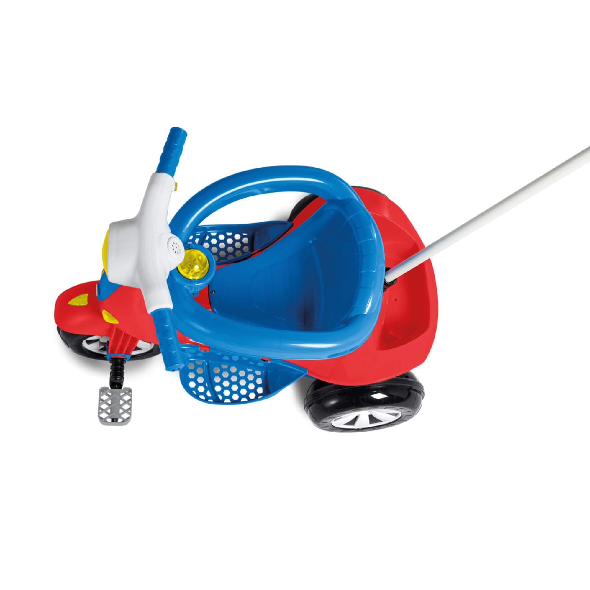 Triciclo Infantil Velomoto 2 em 1 com Empurrador Calesita - 1040