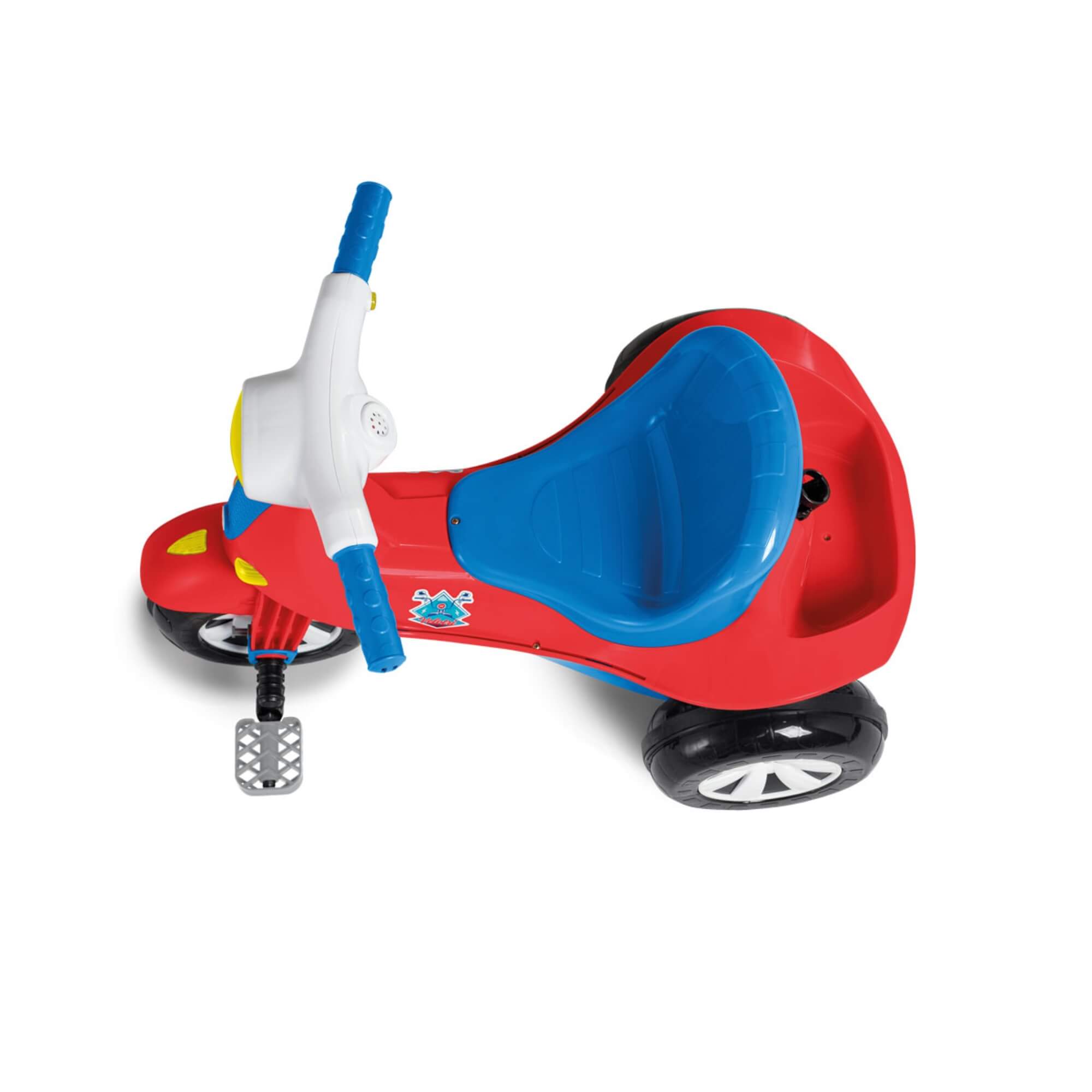 Triciclo Infantil Velomoto 2 em 1 com Empurrador Calesita - 1040