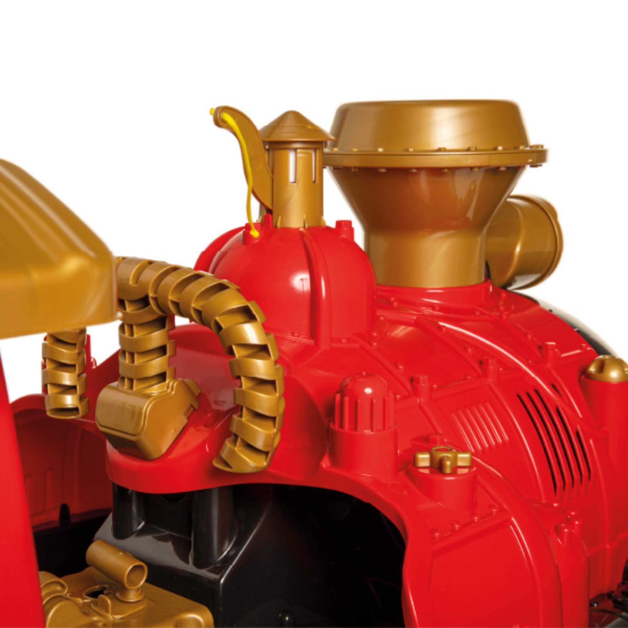 Carrinho de Passeio e Pedal Infantil Locomotiva com Empurrador Calesita - 1043
