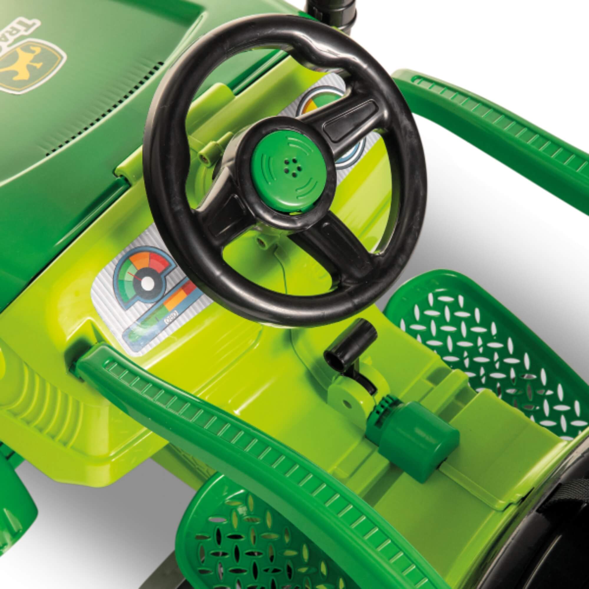 Quadriciclo Infantil Trator Tracamp Verde com Pedal e Empurrador Calesita - 1045