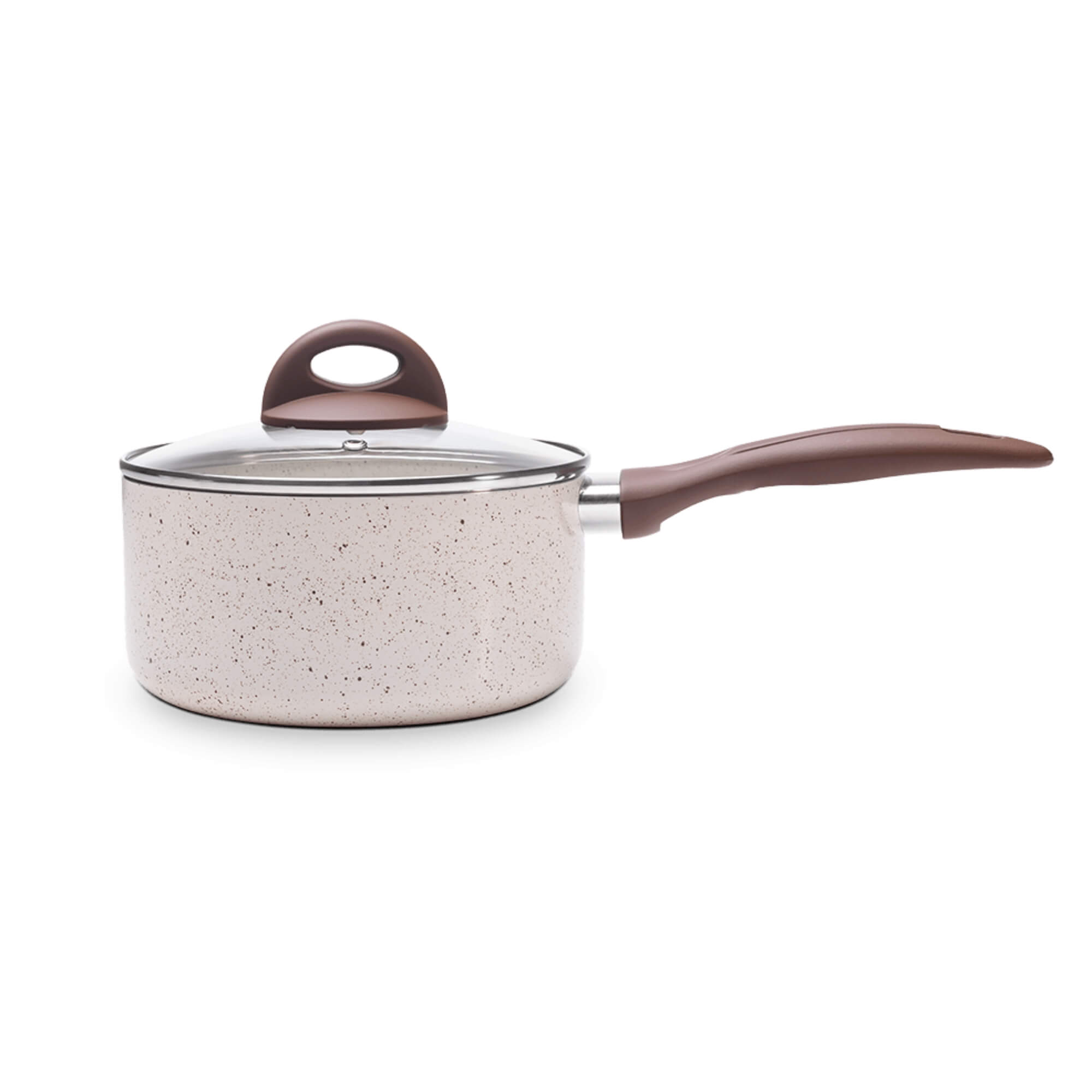 Conjunto de Panelas Antiaderente Ceramic Life Smart Plus Vanilla 6 Peças Brinox - 4791/102 (N/A)