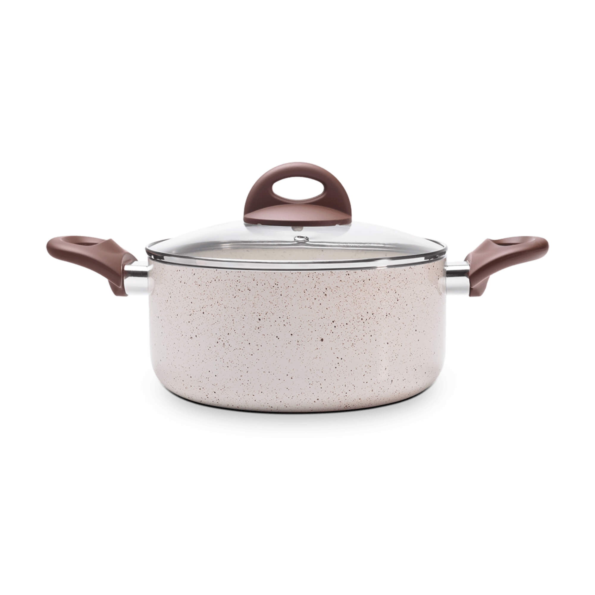 Conjunto de Panelas Antiaderente Ceramic Life Smart Plus Vanilla 6 Peças Brinox - 4791/102 (N/A)