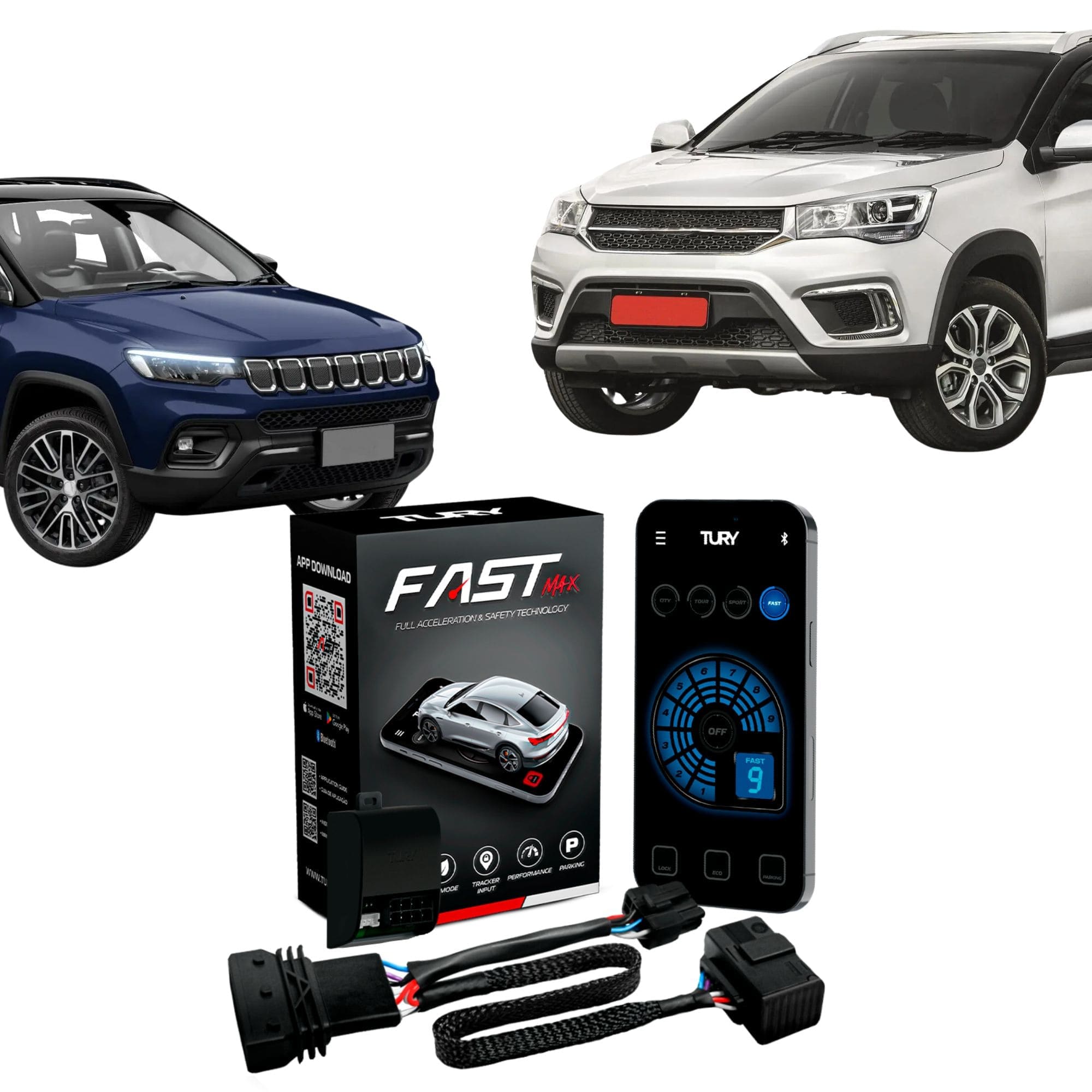 Módulo Variador Avanço Aceleração Eletrônico Tury - FAST MAX 5.0V