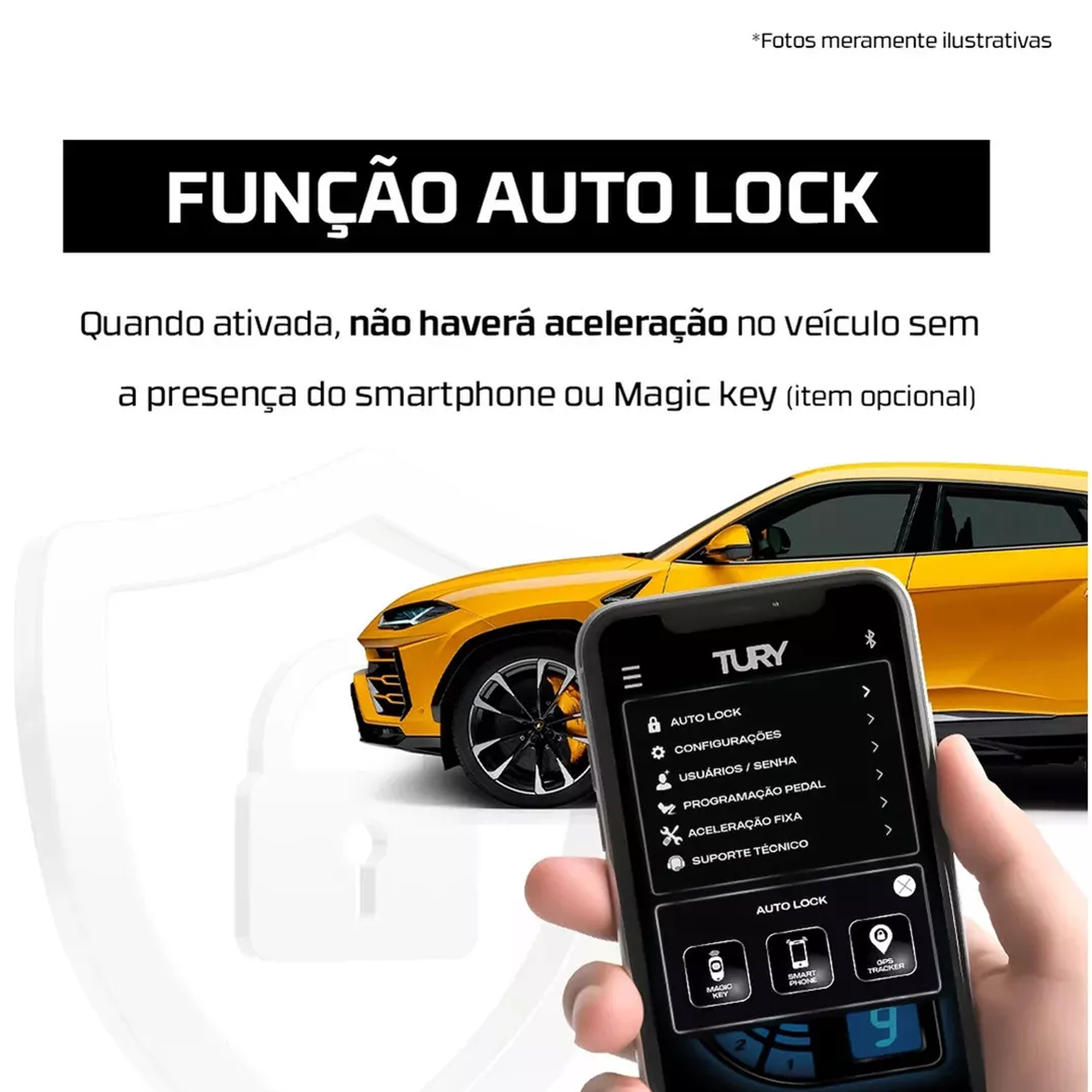 Módulo Variador Avanço Aceleração Eletrônico Touch Conferir Carros Compat. Tury - FAST MAX 5.0H