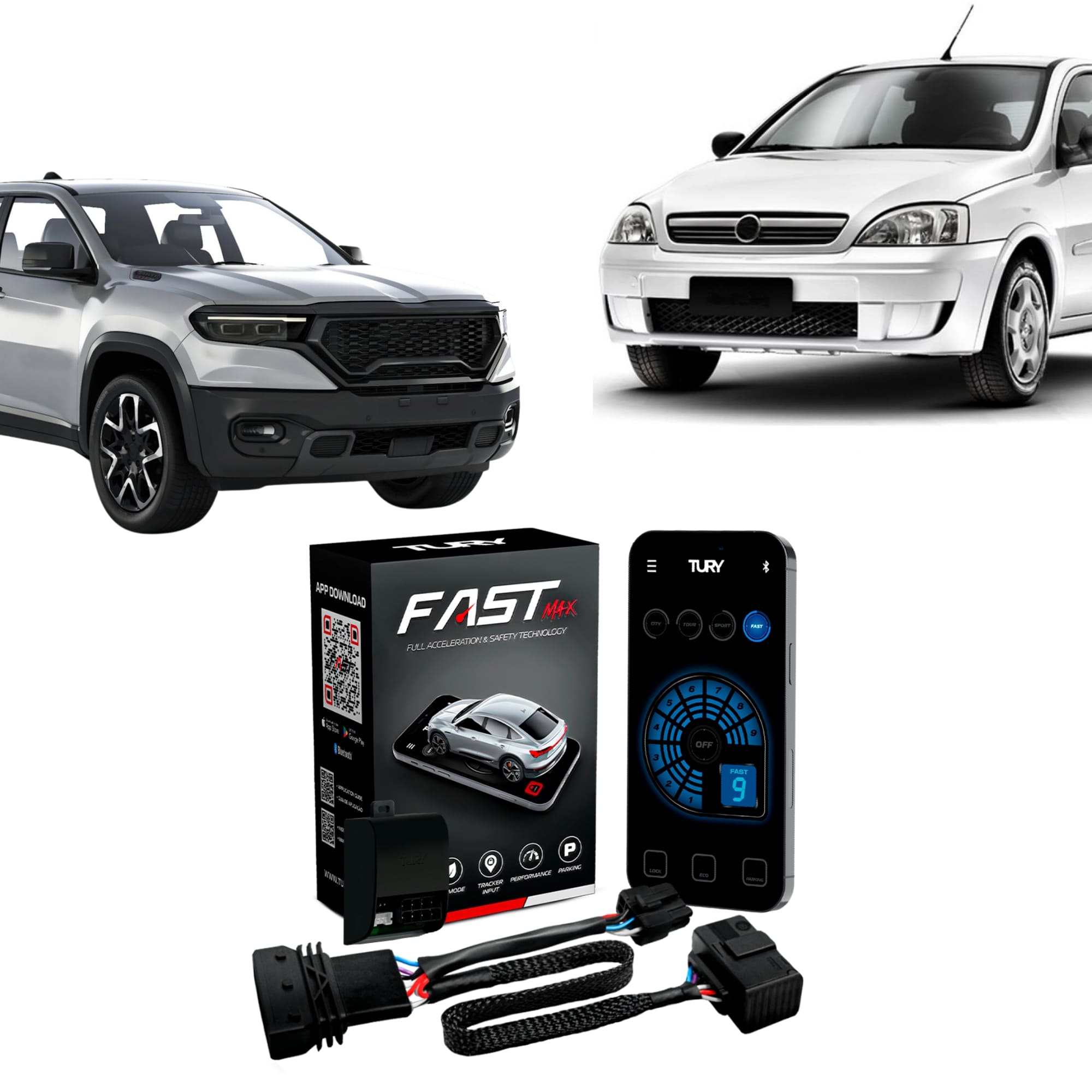 Módulo Variador Avanço Acelerador Eletrônico Tury - FAST MAX 5.0B