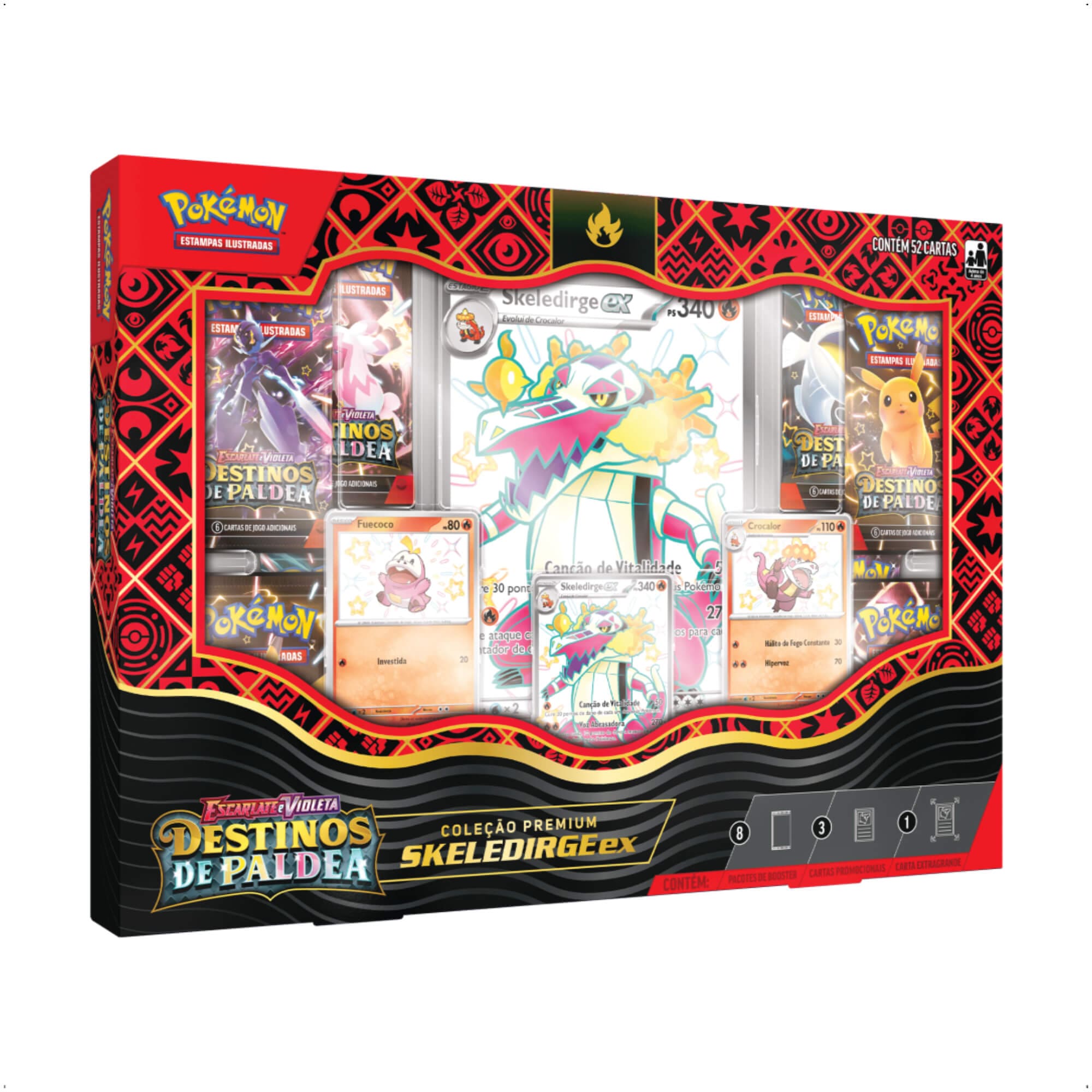 Pokemon EV4.5 Box Iniciais De Paldea EX Copag 33861