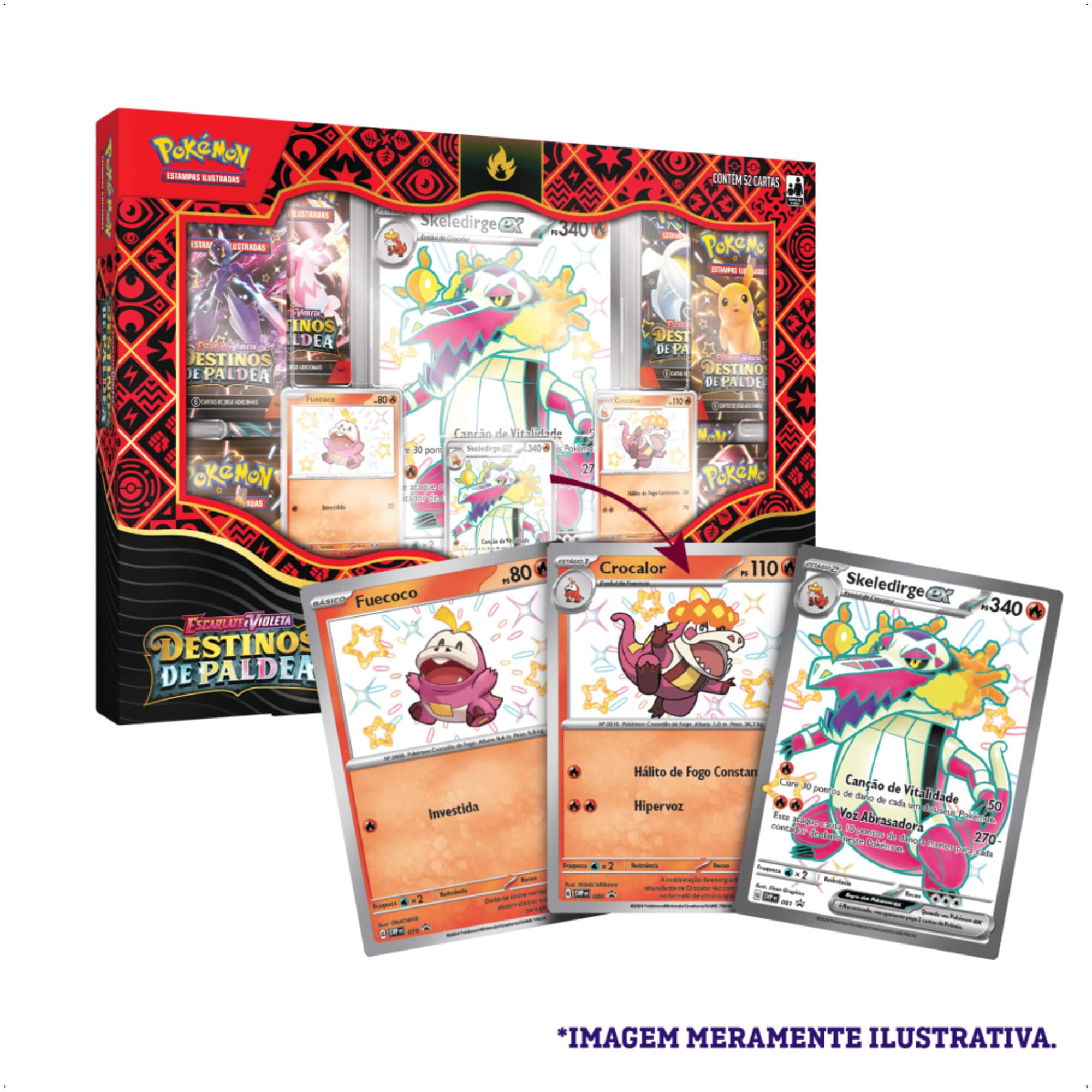 Pokemon EV4.5 Box Iniciais De Paldea EX Copag 33861