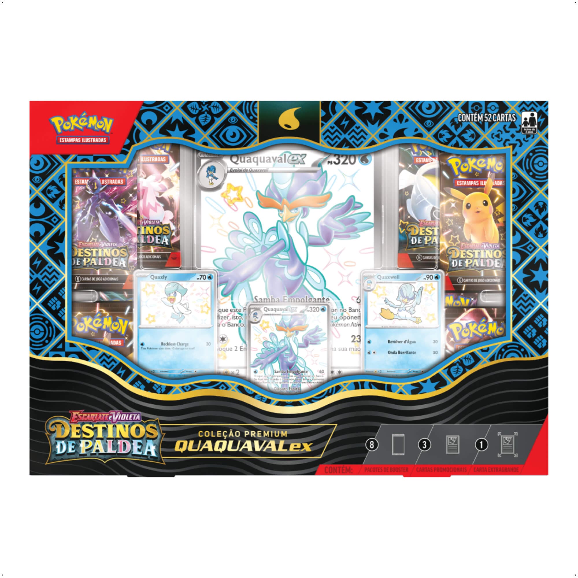 Pokemon EV4.5 Box Iniciais De Paldea EX Copag 33861