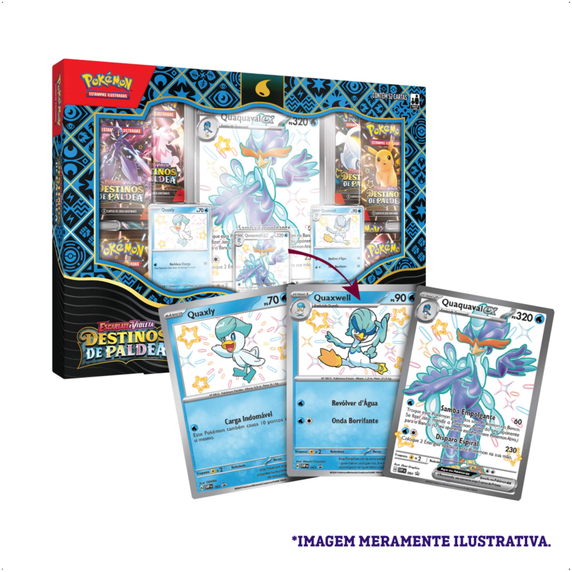 Pokemon EV4.5 Box Iniciais De Paldea EX Copag 33861