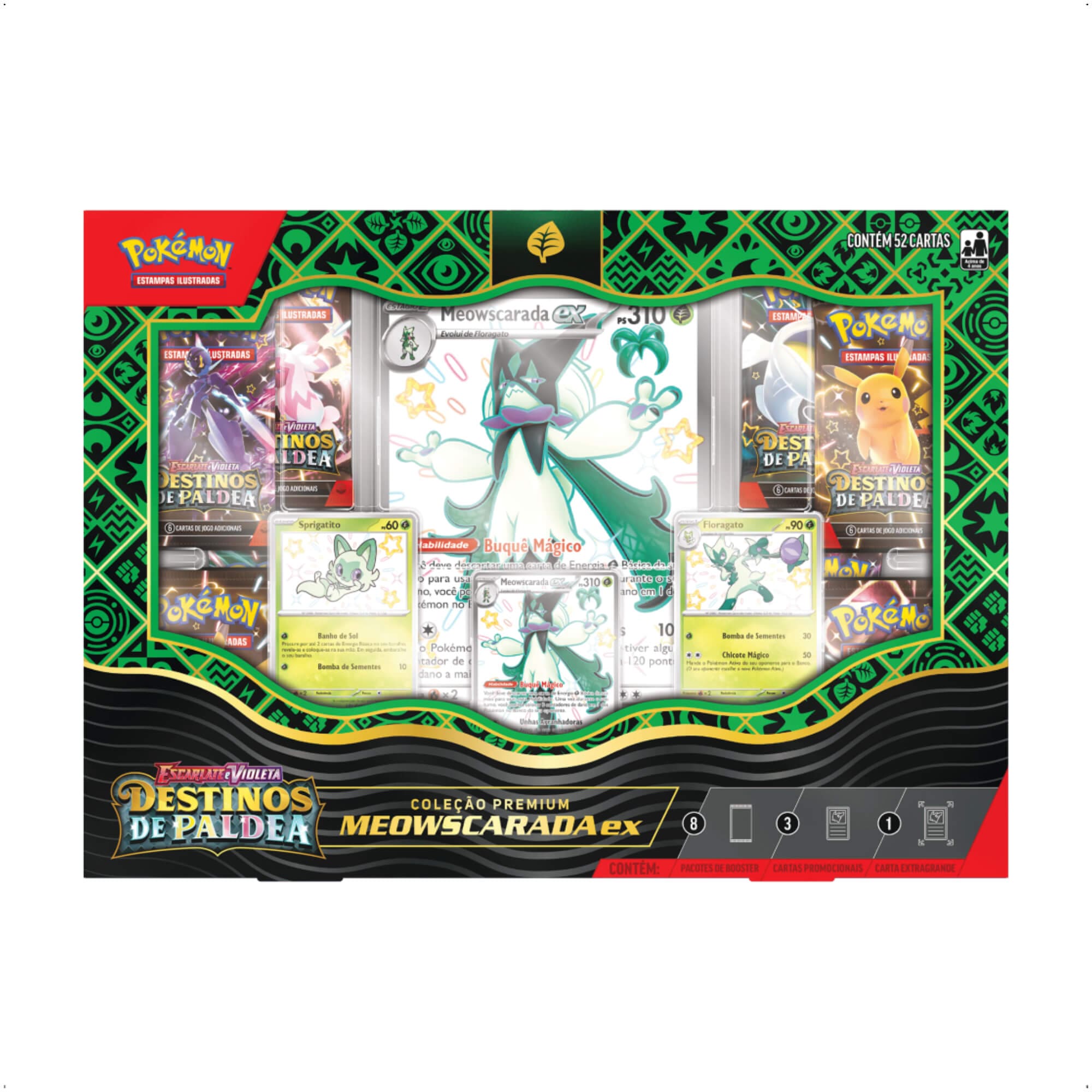 Pokemon EV4.5 Box Iniciais De Paldea EX Copag 33861