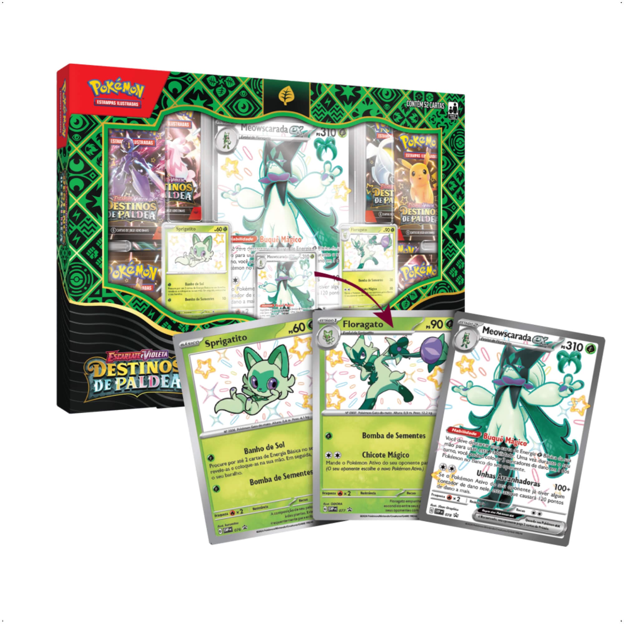 Pokemon EV4.5 Box Iniciais De Paldea EX Copag 33861