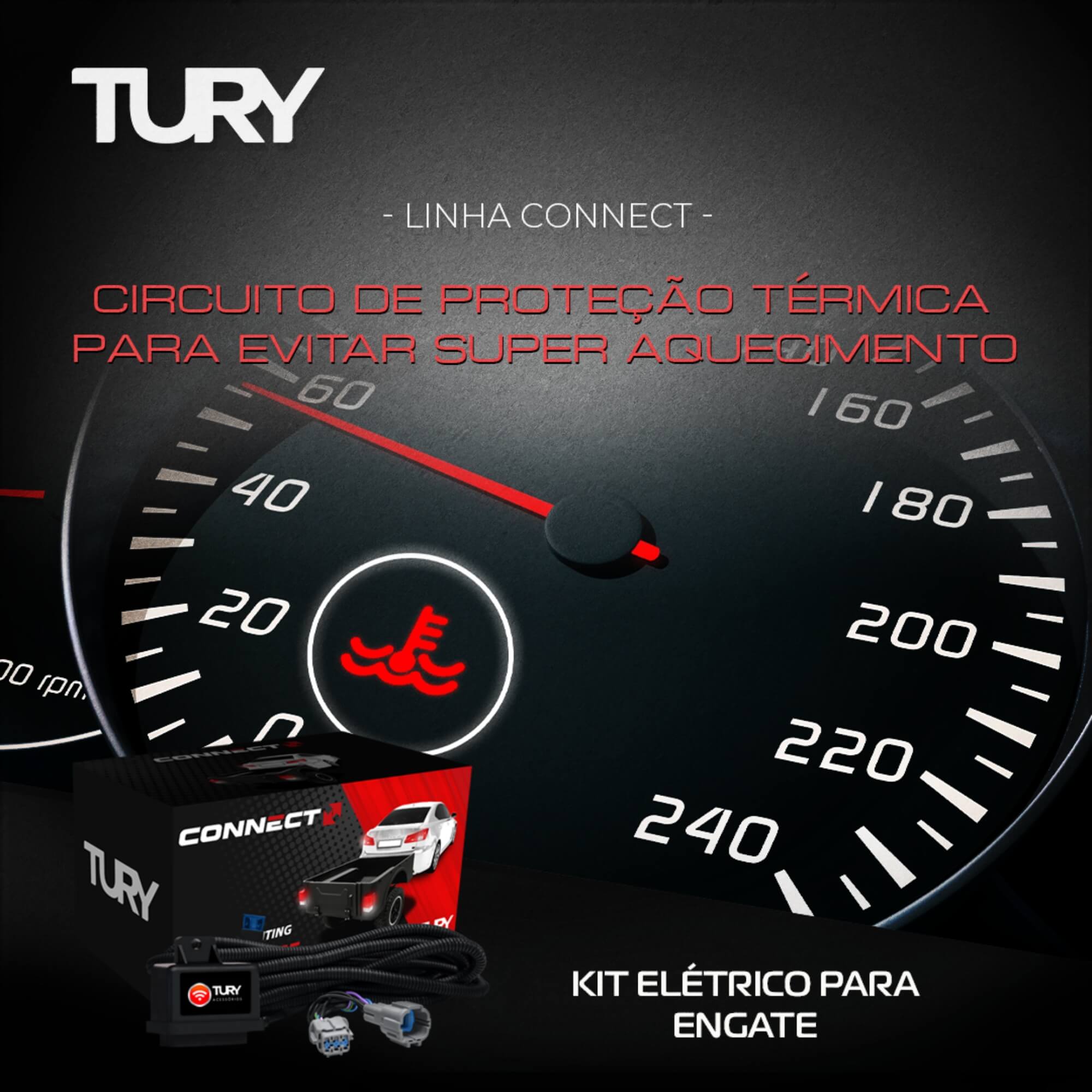 Módulo de Proteção Elétrica para Engate Amarok a partir de 2011 PA Tury - CONNECT_IP_5.1DG