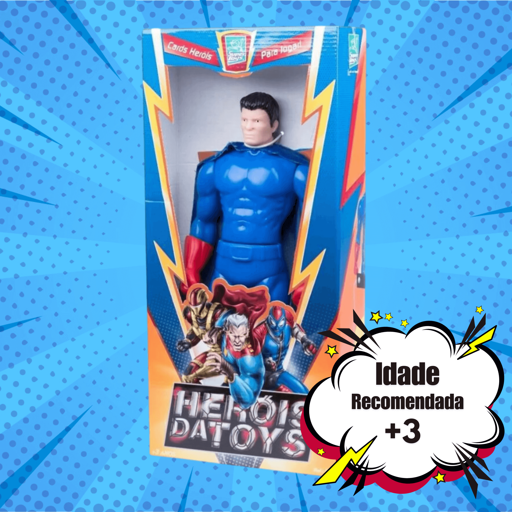 Boneco Super Herói Strongman Heróis Da Toys Super Toys - 268