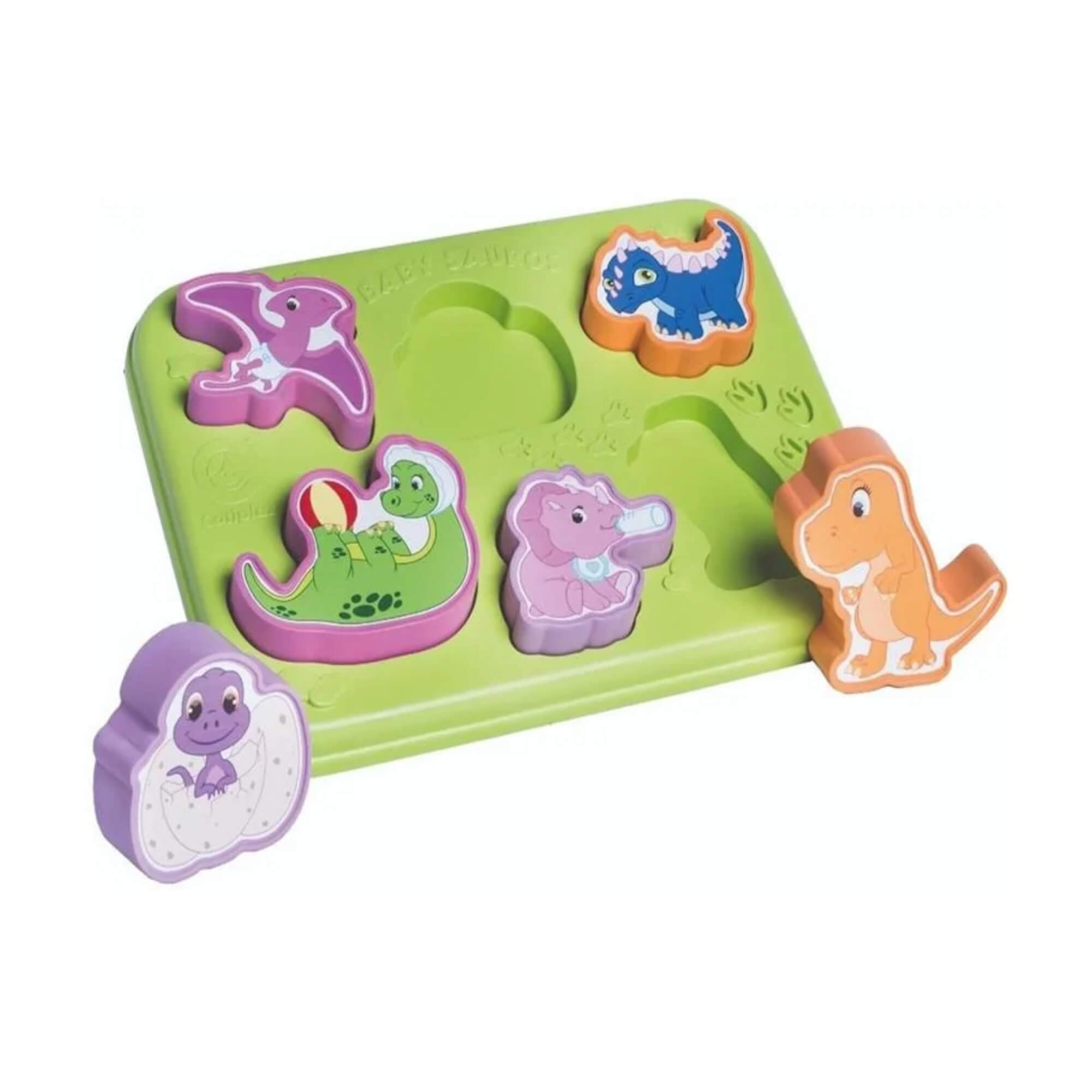 Peças Educativas para Bebê Montar Baby Sauros Super Toys - 298