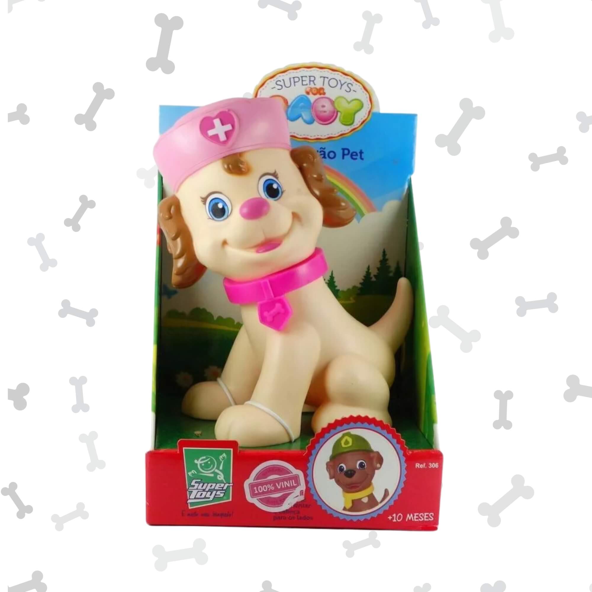 Brinquedo Infantil Cachorrinho Baby Esquadrão Pet Sortido e Unitário Super Toys - 306