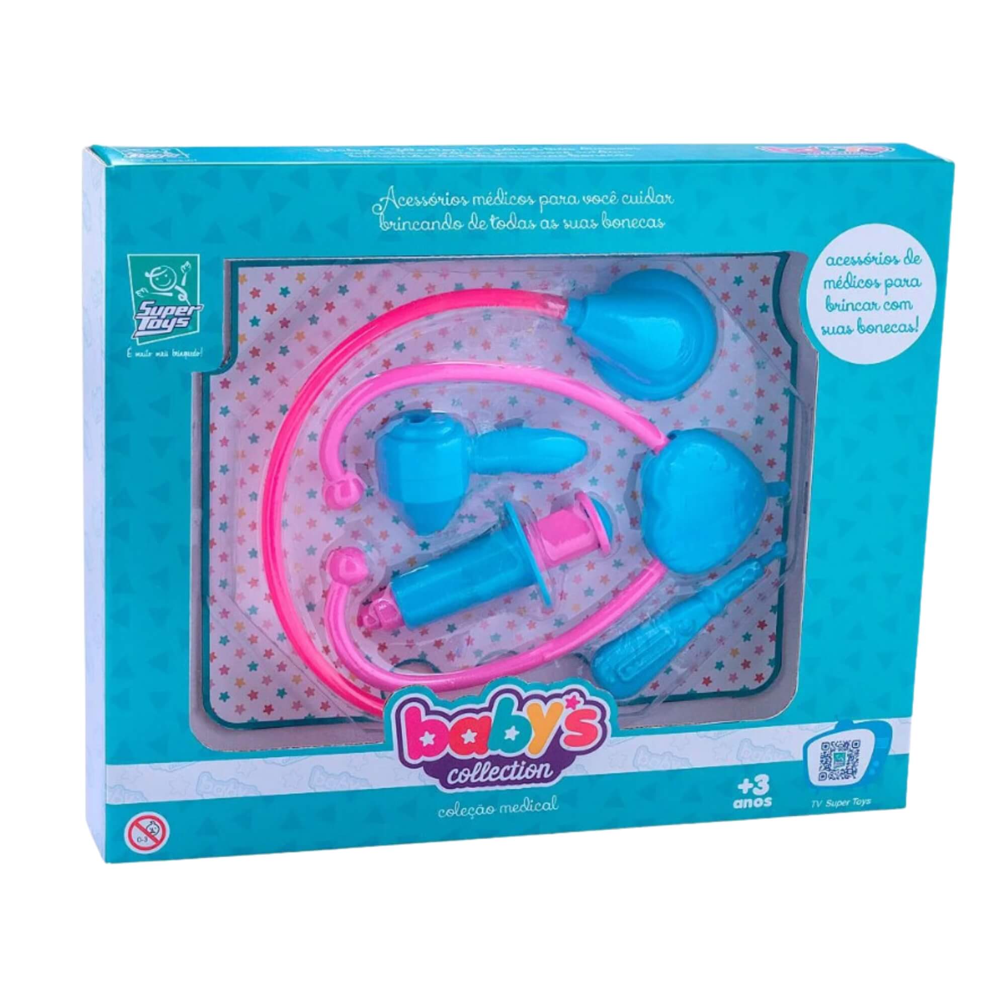 Brinquedo Acessórios Médicos Babys Collection Medical Super Toys - 358