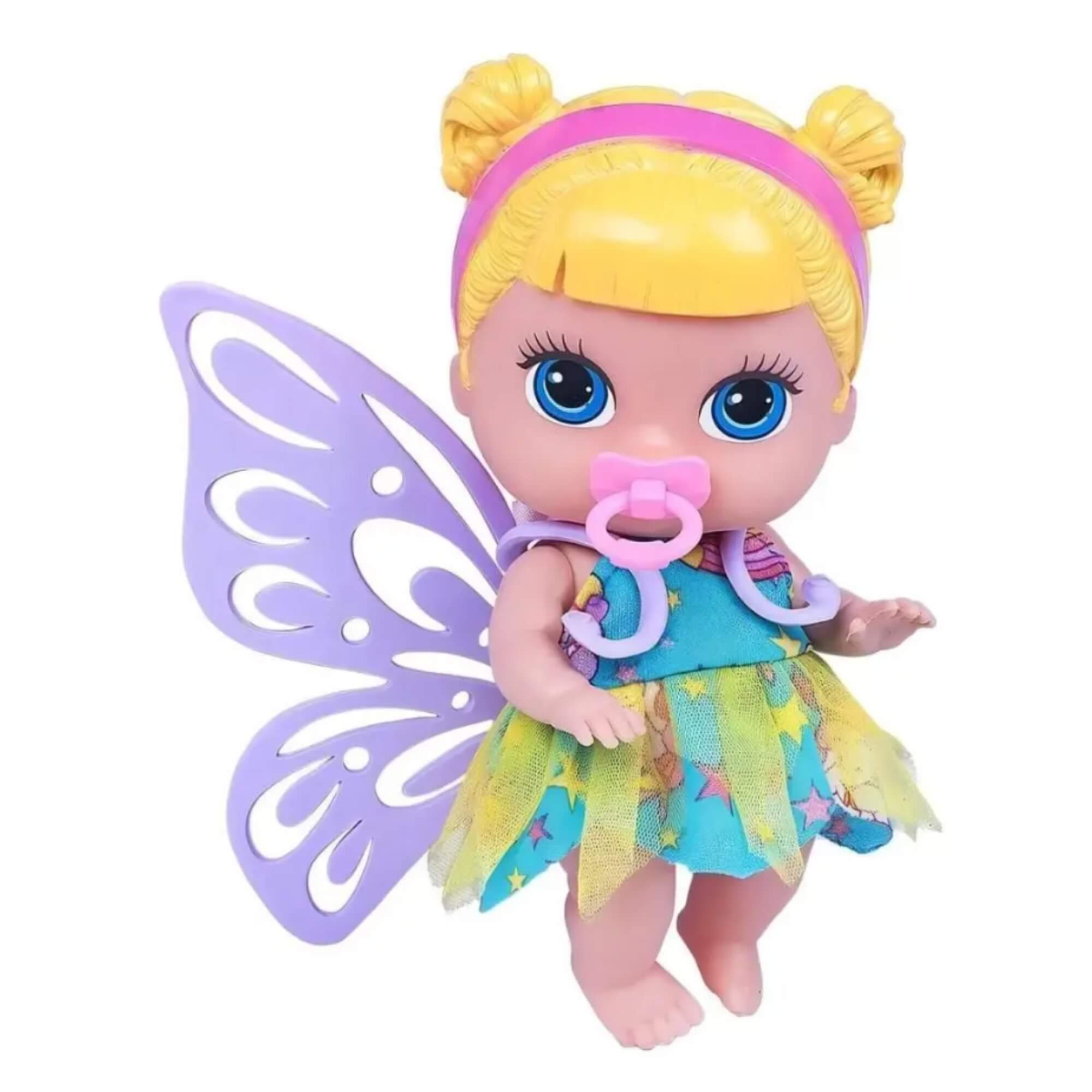 Boneca Babys Collection Mini Fada com Acessórios Super Toys - 372