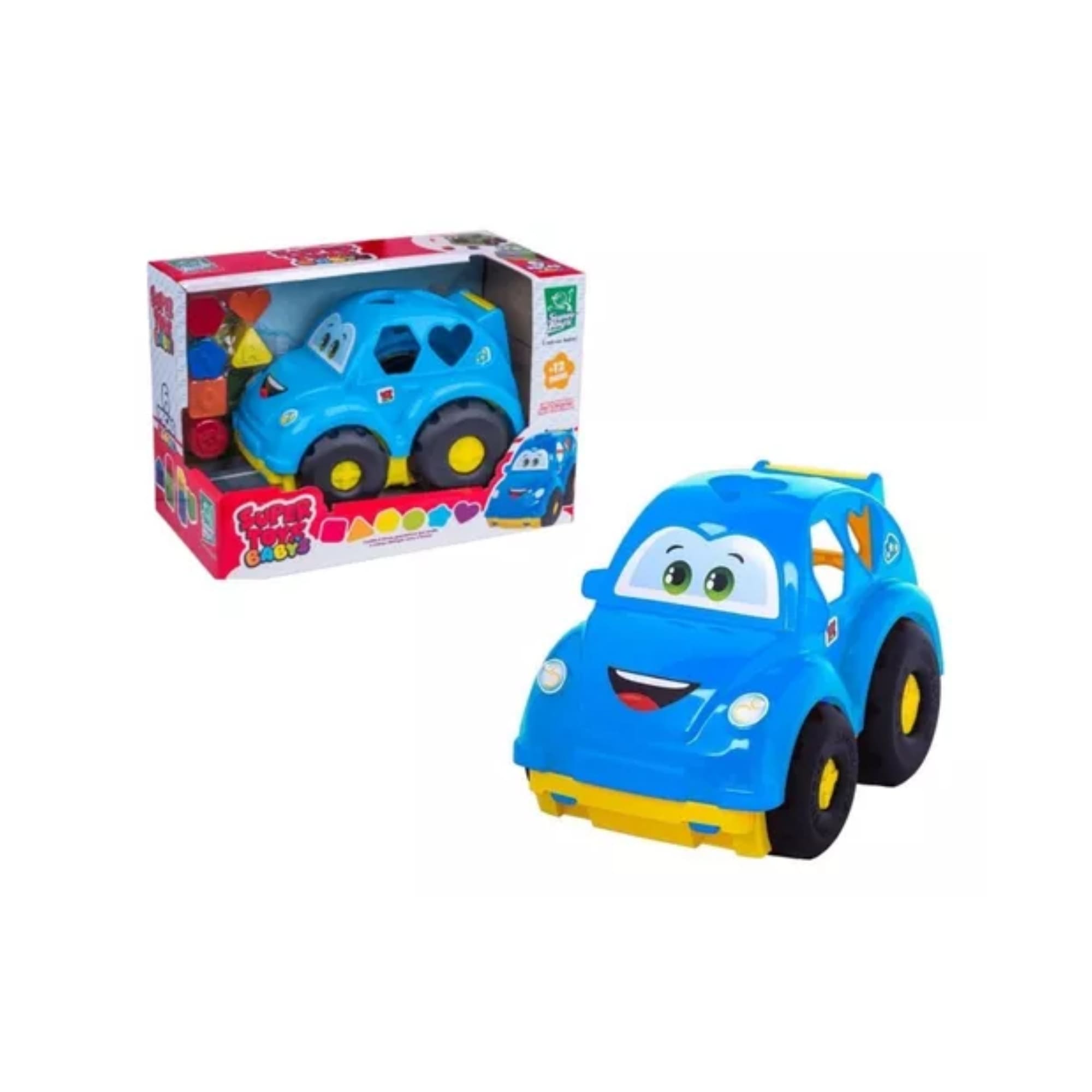 Brinquedo New Beetle Fusca Didático para Bebês Super Toys - 387