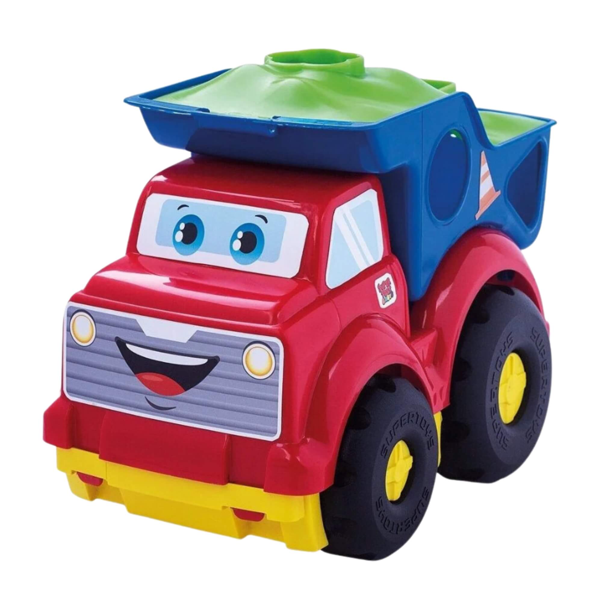 Brinquedo Infantil Didático Caminhão Caçamba para Bebês Super Toys - 390