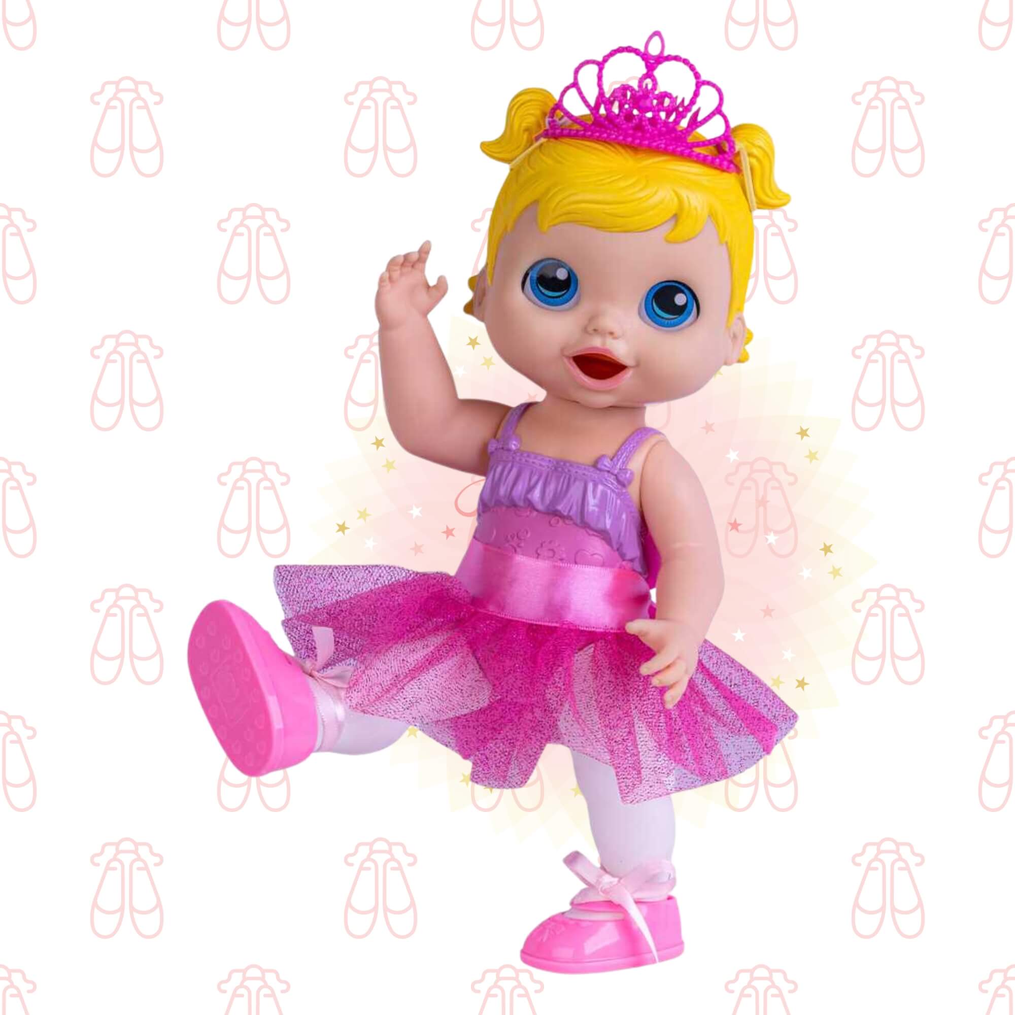 Boneca Bebê Bailarina Babys Collection Super Toys - 485