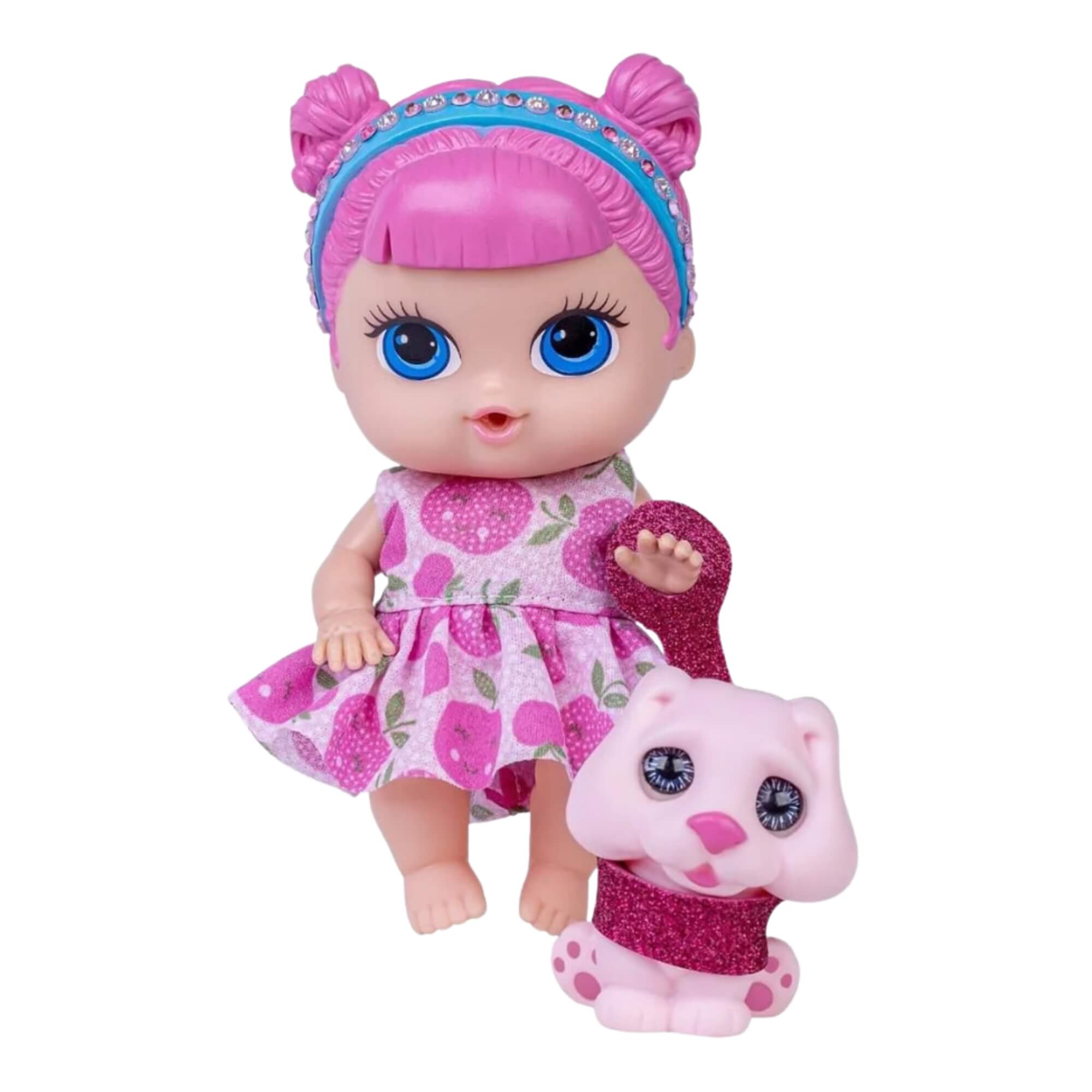 Boneca com Cachorrinho Babys Collection Mini Pet Super Toys - 503