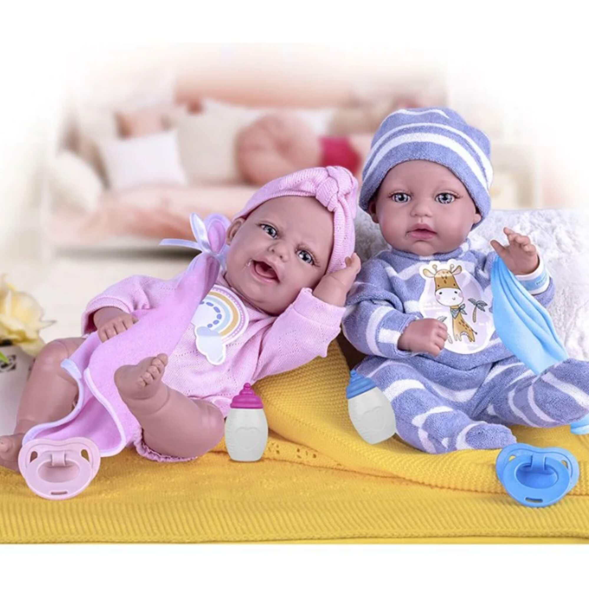 Boneca Bebê My First Love Menino com Acessórios Super Toys - 573