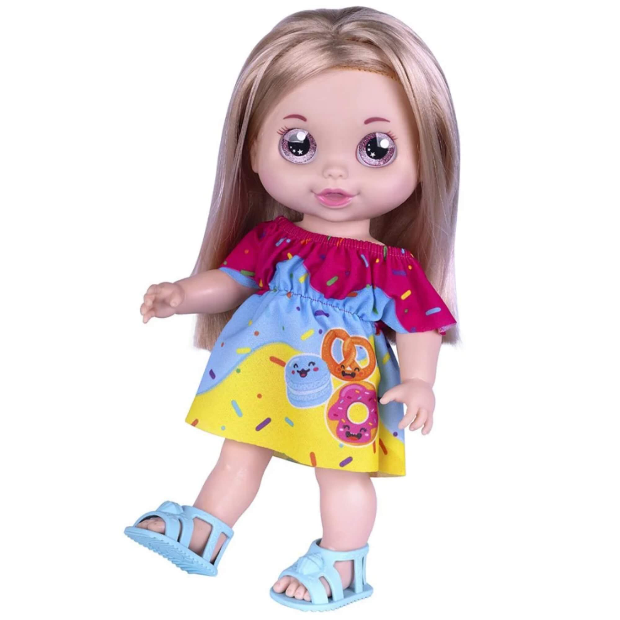 Boneca Babys Collection Confeiteira com Massinha e Acessórios Super Toys - 587