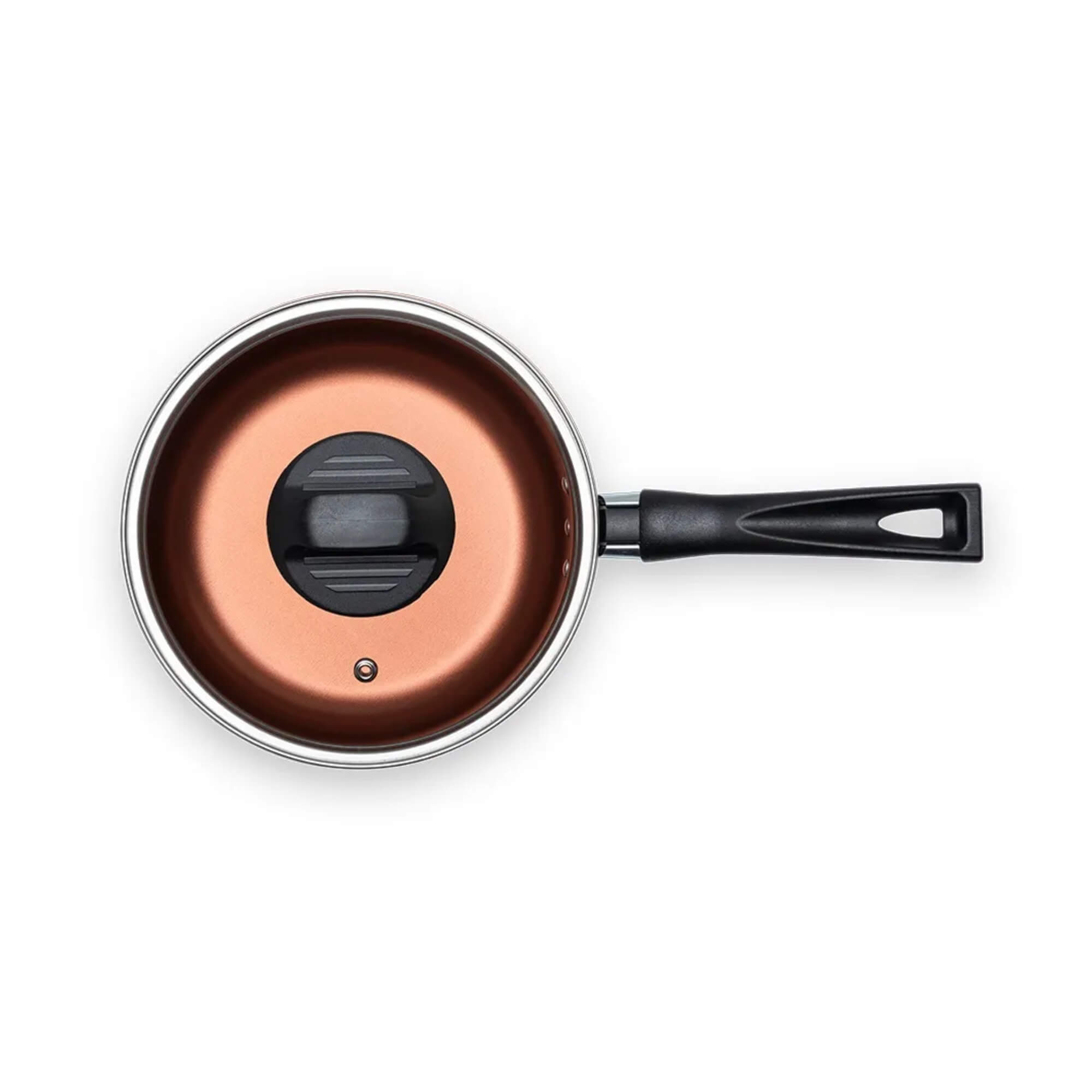 Jogo de Panelas Feirinha Topázio 12 Peças Cinza Range Brinox - 7233/490