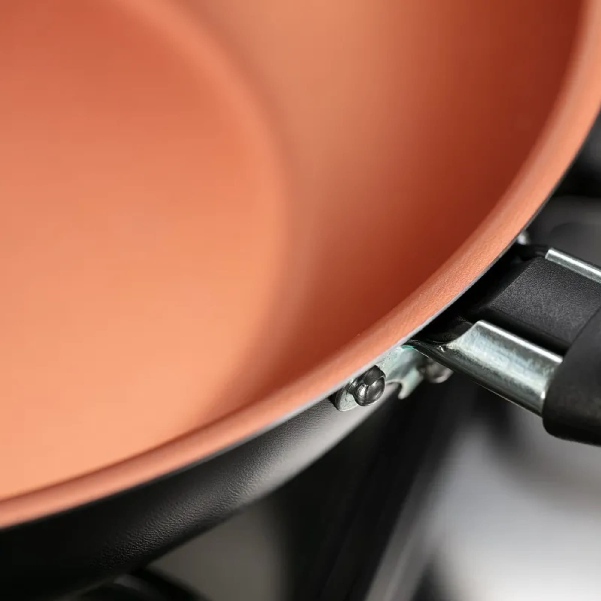 Panela Wok 3L Revestimento Pro-flon Antiaderente Cinza Range Linha Topázio Brinox - 7233/364