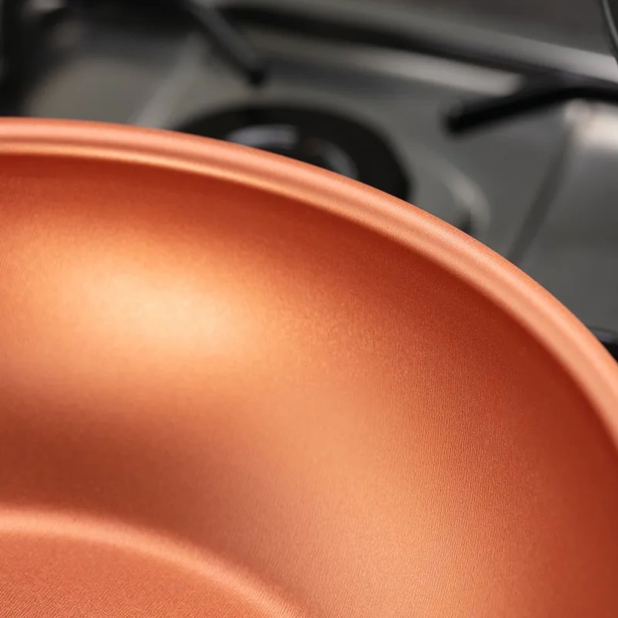 Panela Wok 3L Revestimento Pro-flon Antiaderente Cinza Range Linha Topázio Brinox - 7233/364