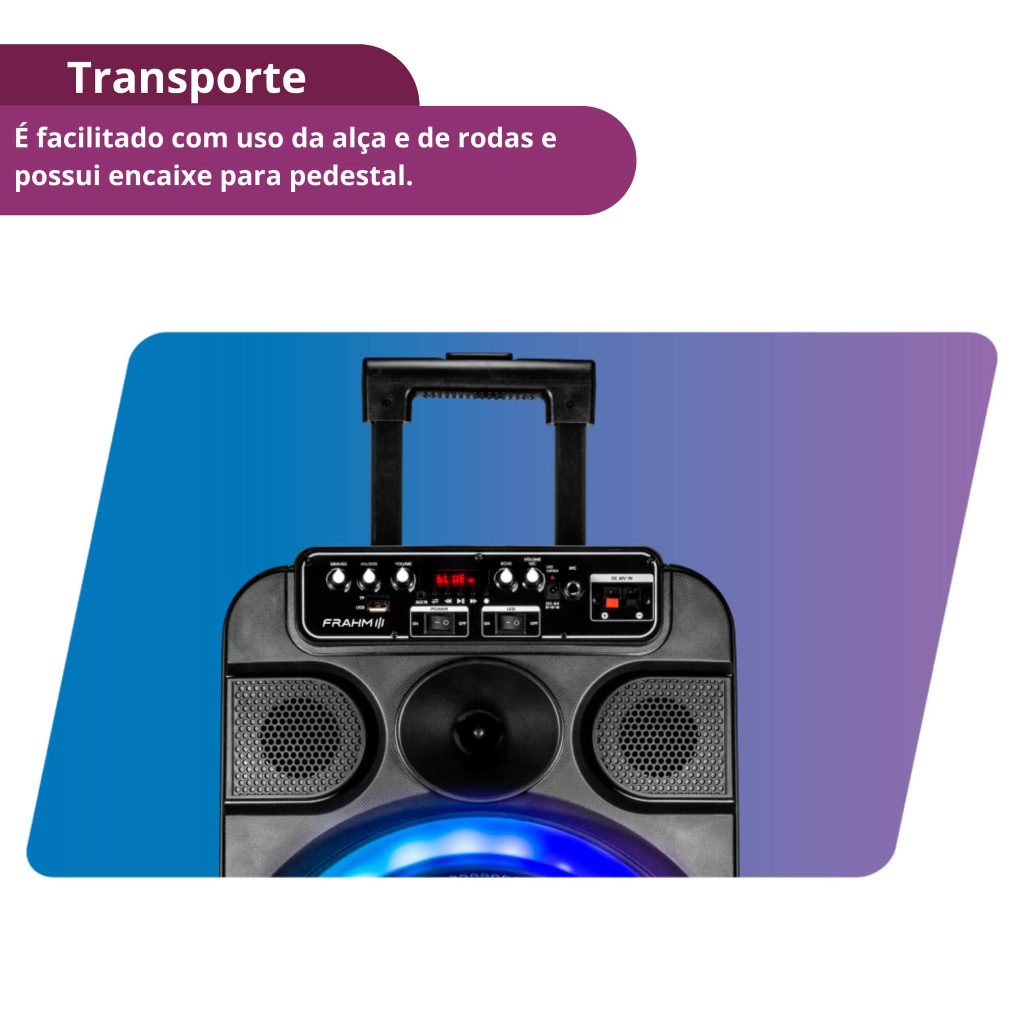 Caixa de Som Amplificada Multiuso CMF 460 TWS SKD Frahm - 32431
