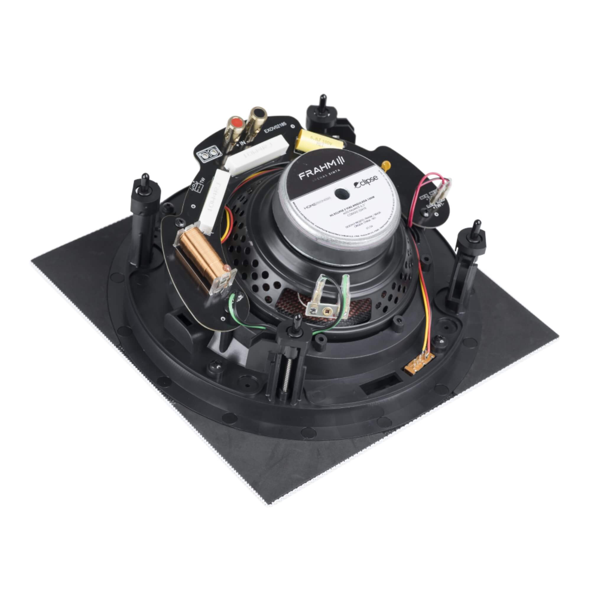 Caixa de Som de Embutir Arandela Premium HS Eclipse 2 Vias Angulada 100W Frahm - 32410