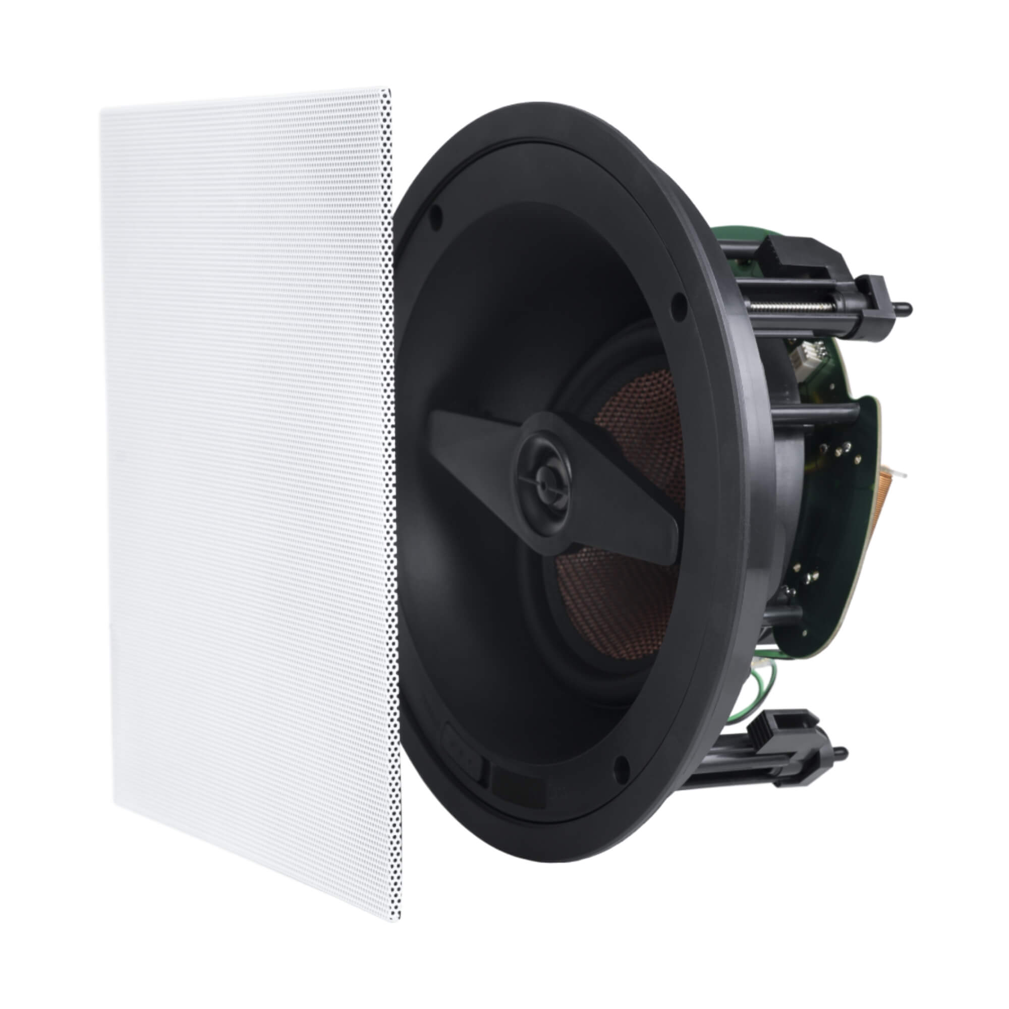 Caixa de Som de Embutir Arandela Premium HS Eclipse 2 Vias Angulada 100W Frahm - 32410