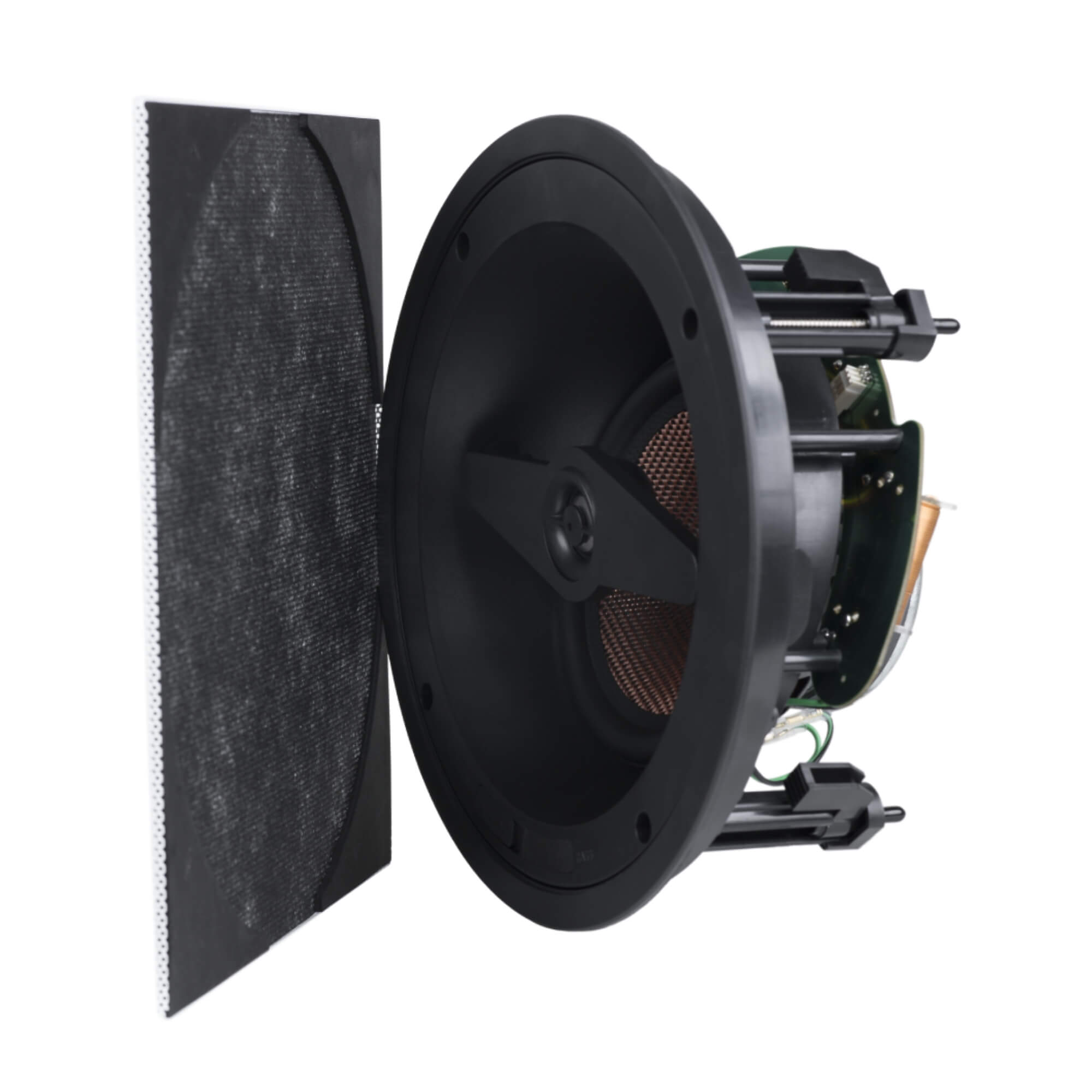 Caixa de Som de Embutir Arandela Premium HS Eclipse 2 Vias Angulada 100W Frahm - 32410