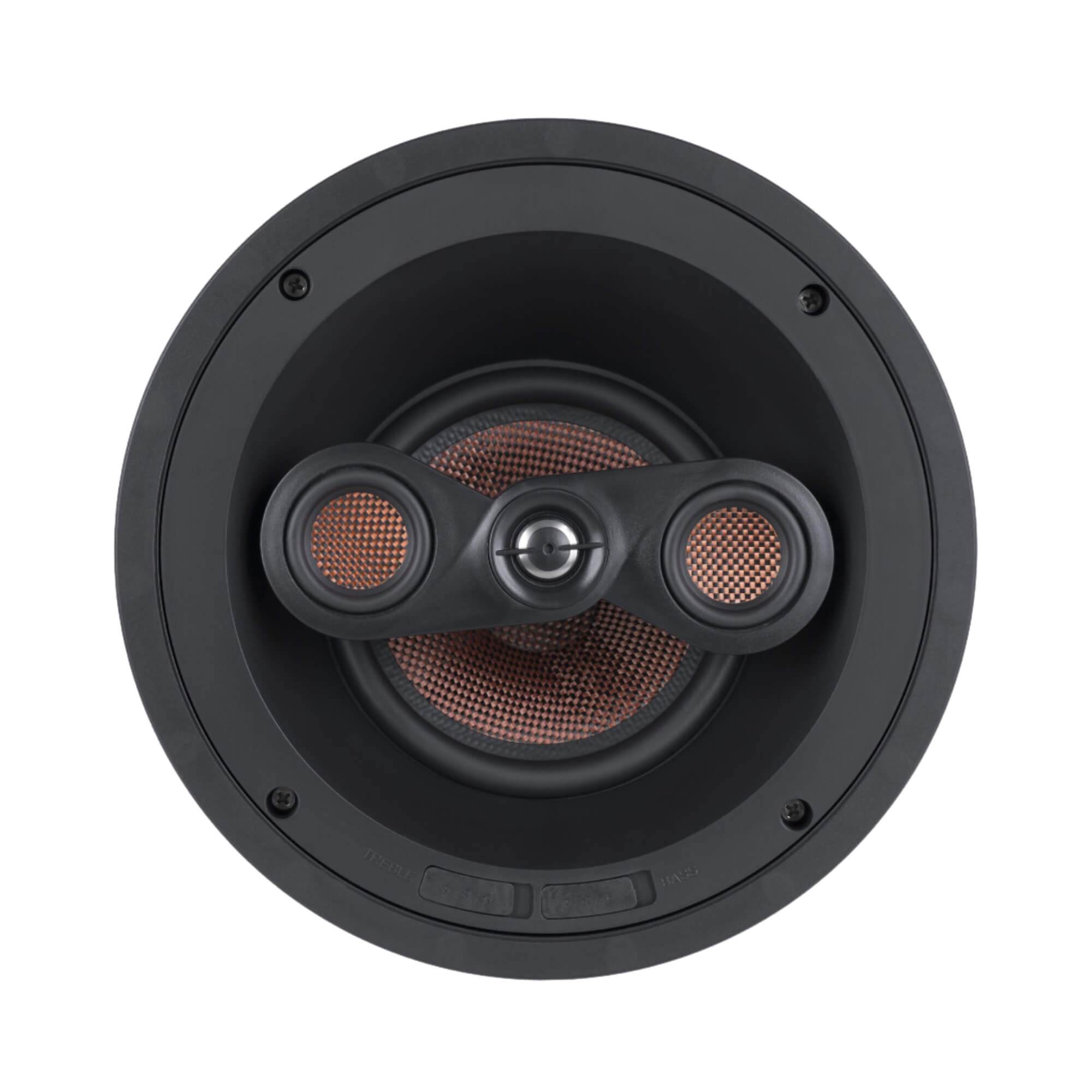 Caixa de Som de Embutir Arandela Premium HS Eclipse 3 Vias Angulada 100W Frahm - 32411