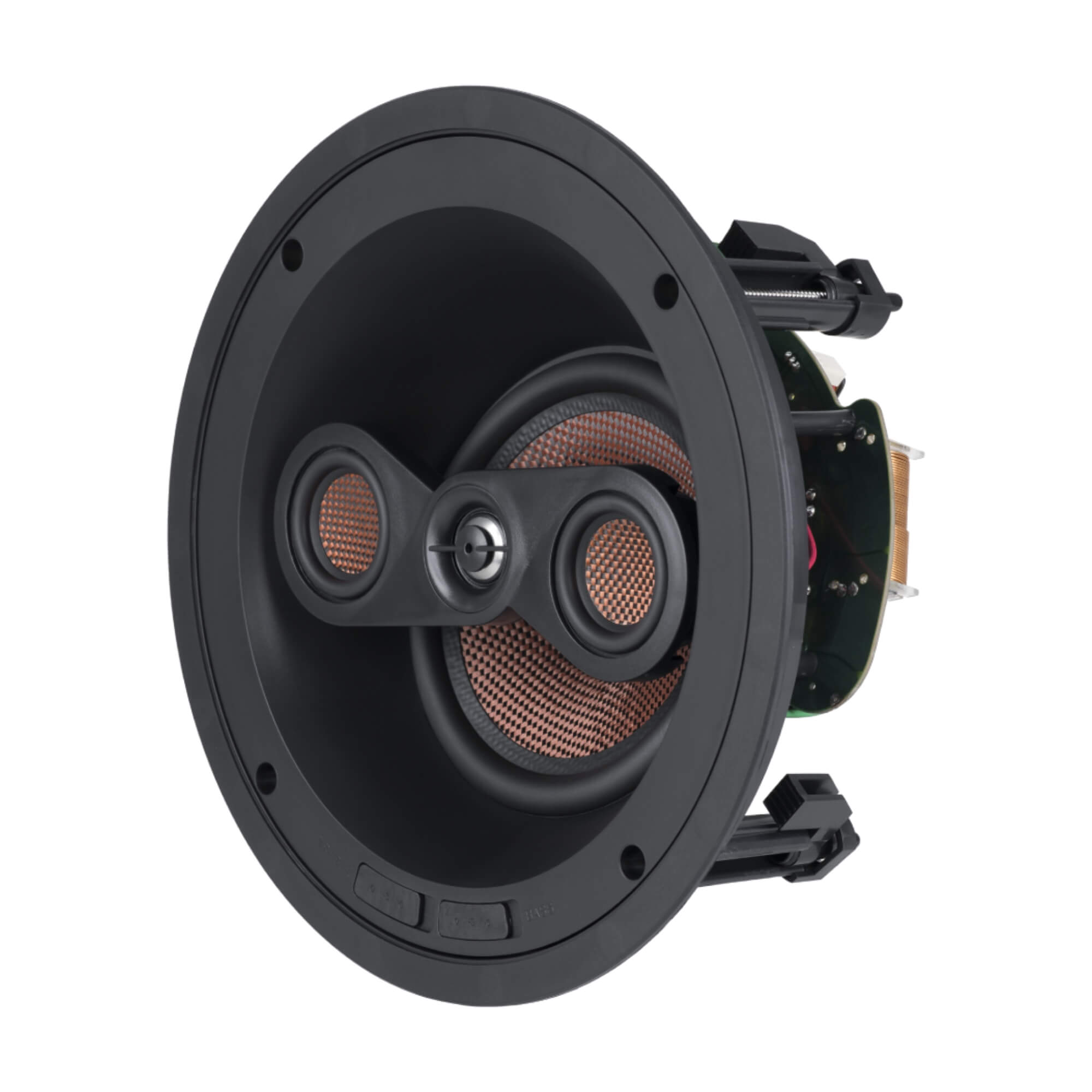Caixa de Som de Embutir Arandela Premium HS Eclipse 3 Vias Angulada 100W Frahm - 32411