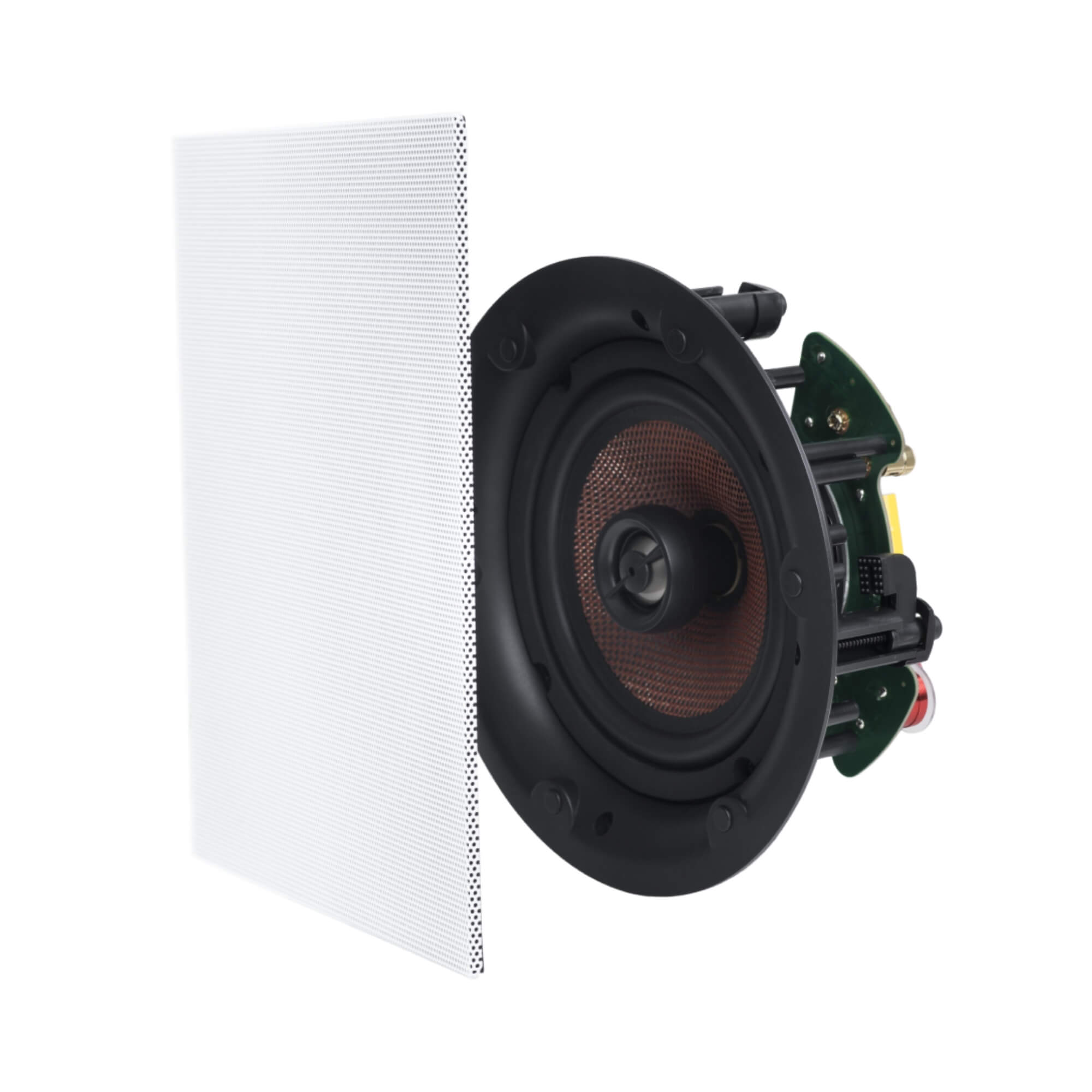 Caixa de Som de Embutir Arandela Premium HS Eclipse Coaxial 100W Frahm - 32409