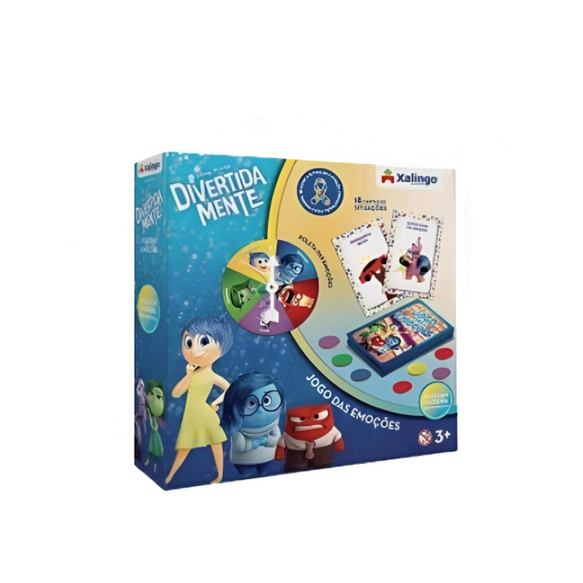 Jogo Infantil das Emoções Roleta Divertidamente Xalingo - 68065