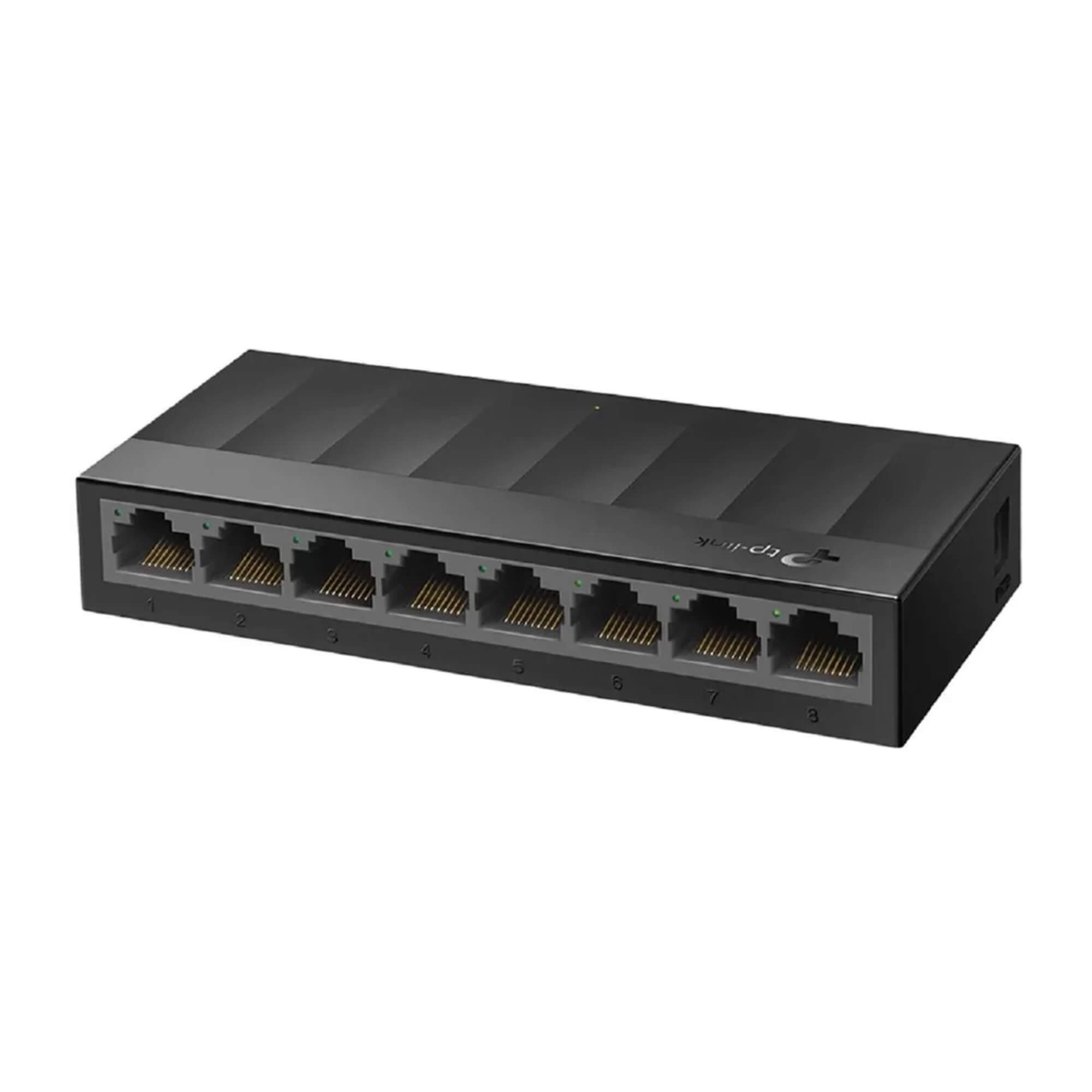 Switch 8 portas LS1008G Litewave 10/100/1000 Mbps Gigabit Desktop Tp-Link - MTP0021