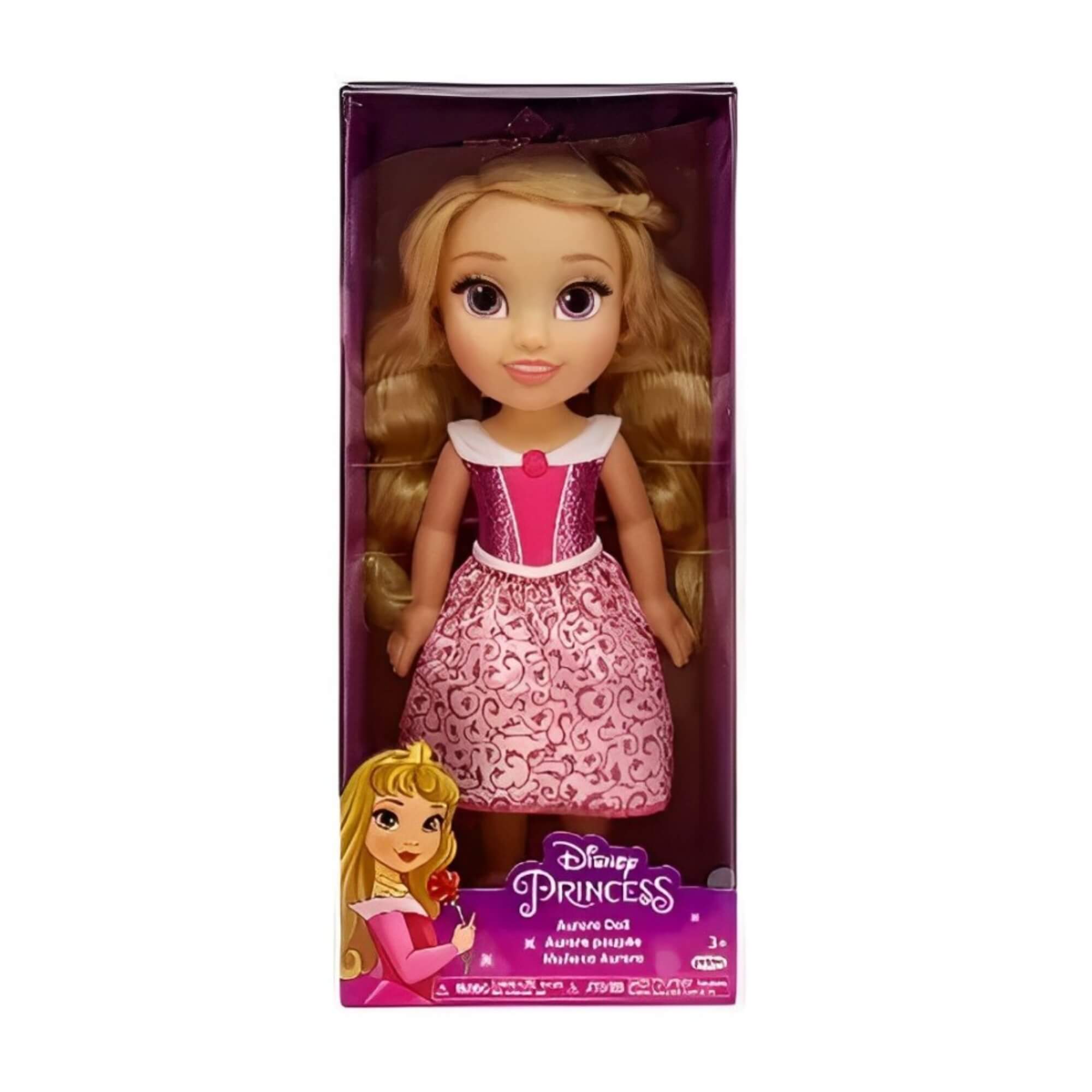 Boneca Toddler Princesas Disney Aurora 38cm Multikids - BR2142