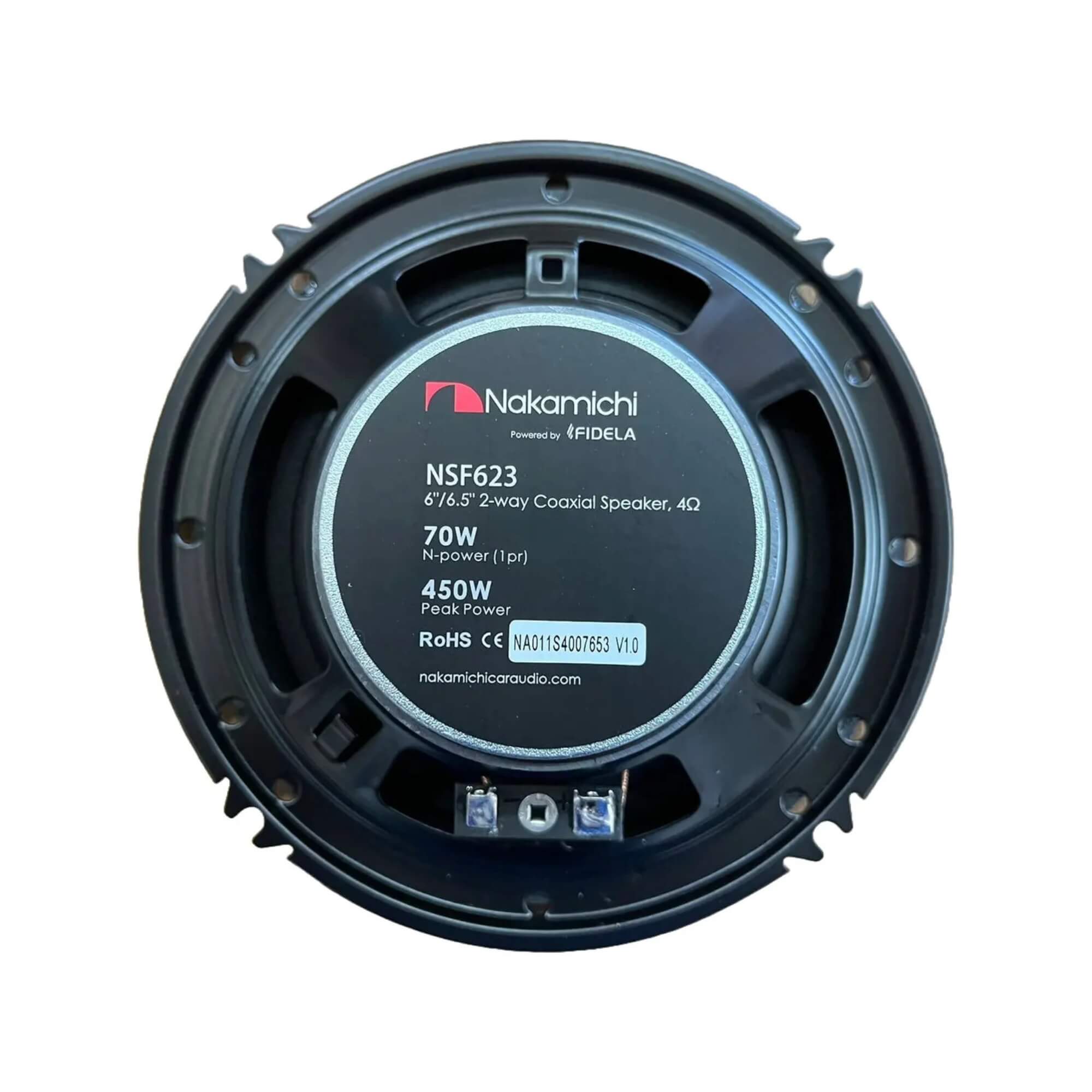 Kit Alto Falante Nakamichi Coaxial 6.5" NSF Séries N-Power 70 Watts - NSF623