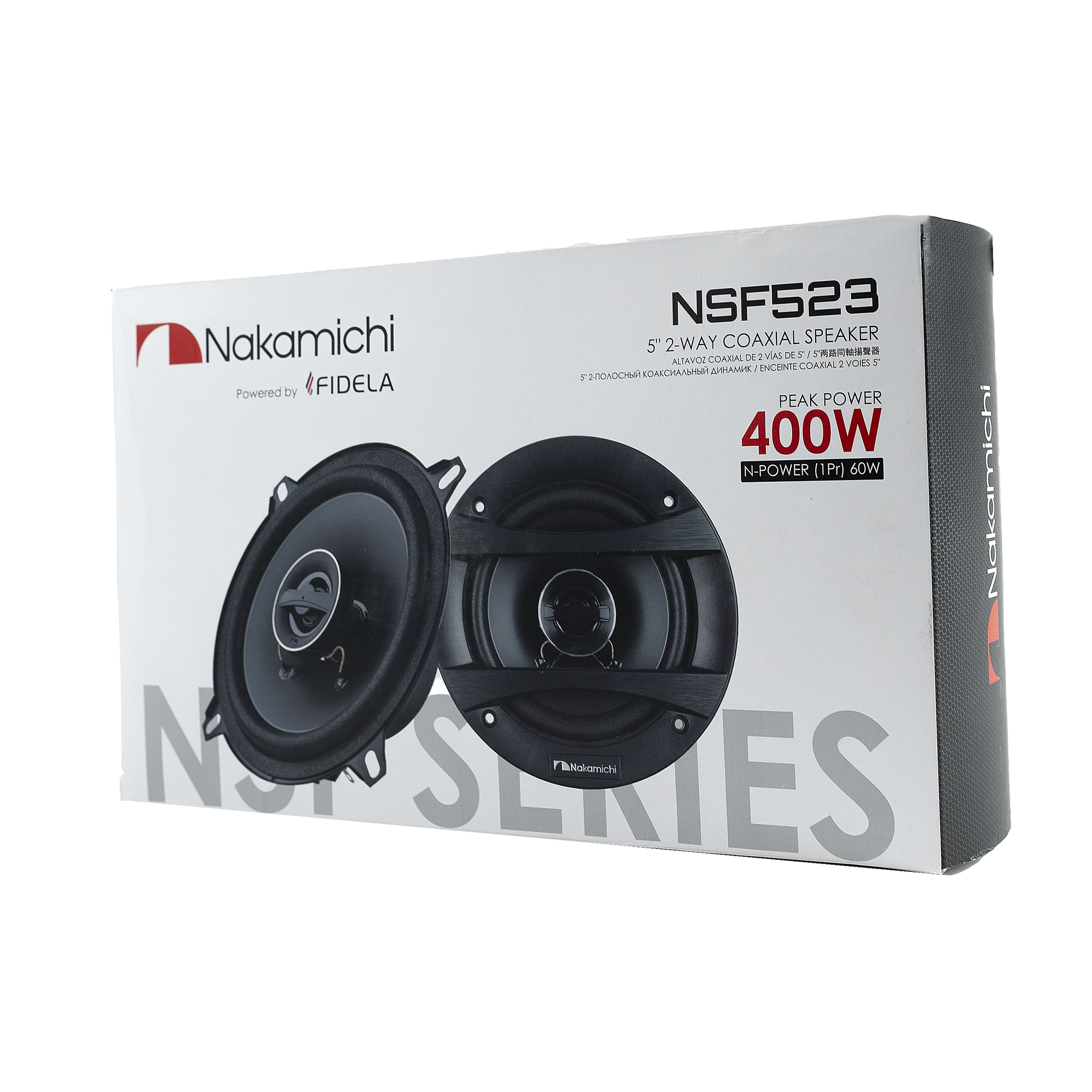 Kit Alto Falante Nakamichi Coaxial 5.25" NSF Séries N-Power 60 Watts - NSF523