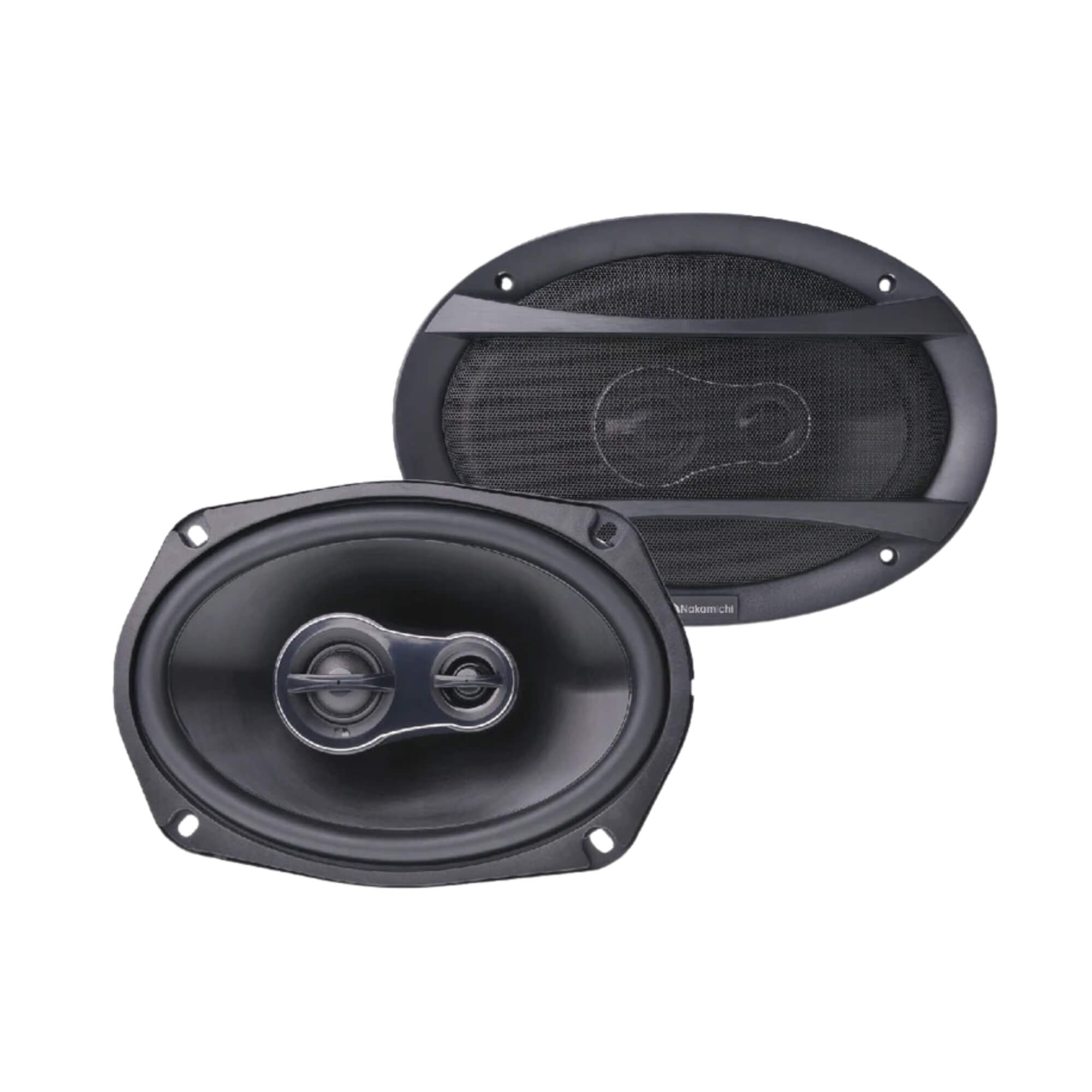 Kit Alto Falantes 3 Vias 6x9'' Pol 40W Nominal 55HZ a 19.5KHZ 4 Ohms Nakamichi - NSE6918