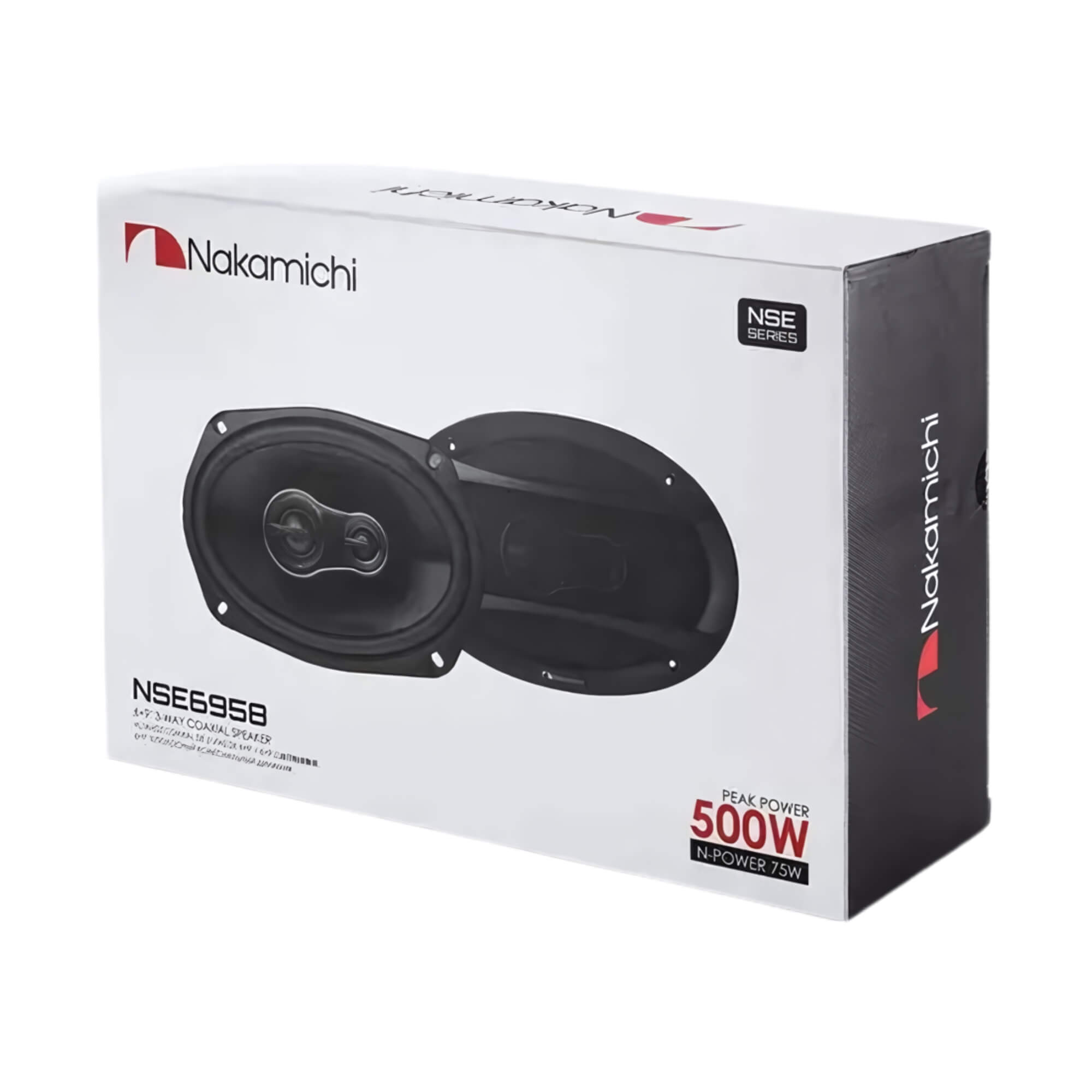 Kit Alto Falantes 3 Vias 6x9'' Pol 75W Nominal 4 Ohms 40HZ A 20KHZ Nakamichi - NSE6958