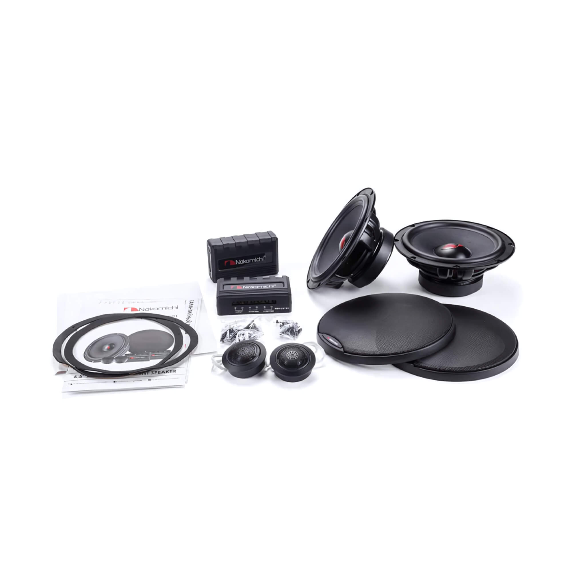 Kit Alto Falantes 2 Vias 6,5" Pol 140W RMS 4 Ohms 38HZ a 19.5KHZ Nakamichi - NSA-CS1721