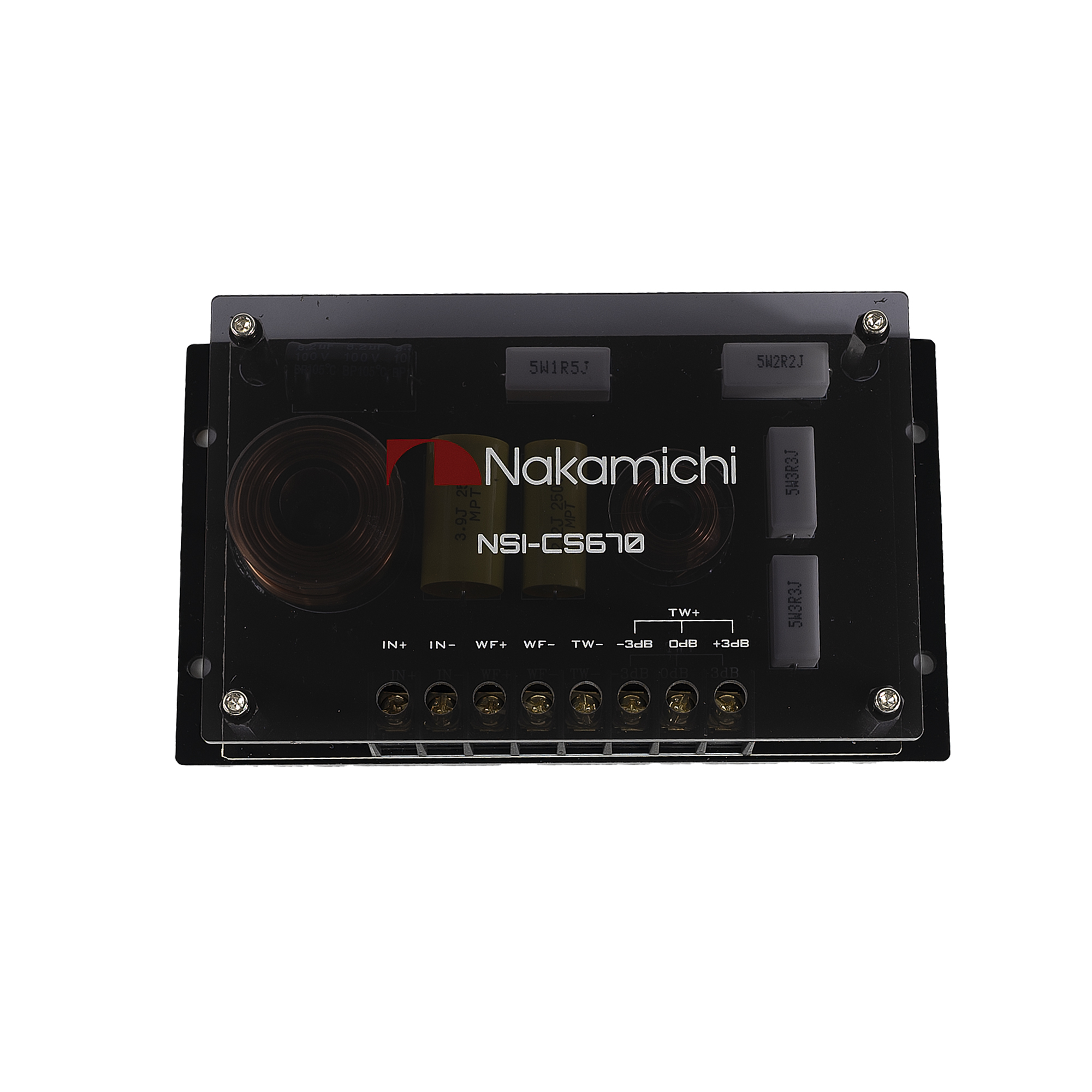Kit 2 Vias Alto Falante 6.5'' Pol Tweeters e Crossovers Passivos 50Hz a 20Khz Nakamichi - NSI-CS670